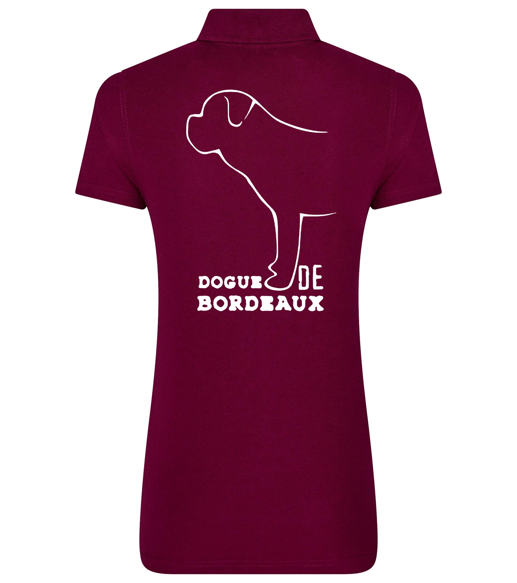 Dogue De Bordeaux Dog Breed Design Women’s Cotton Polo – Elegance for Dogue De Bordeaux Lovers