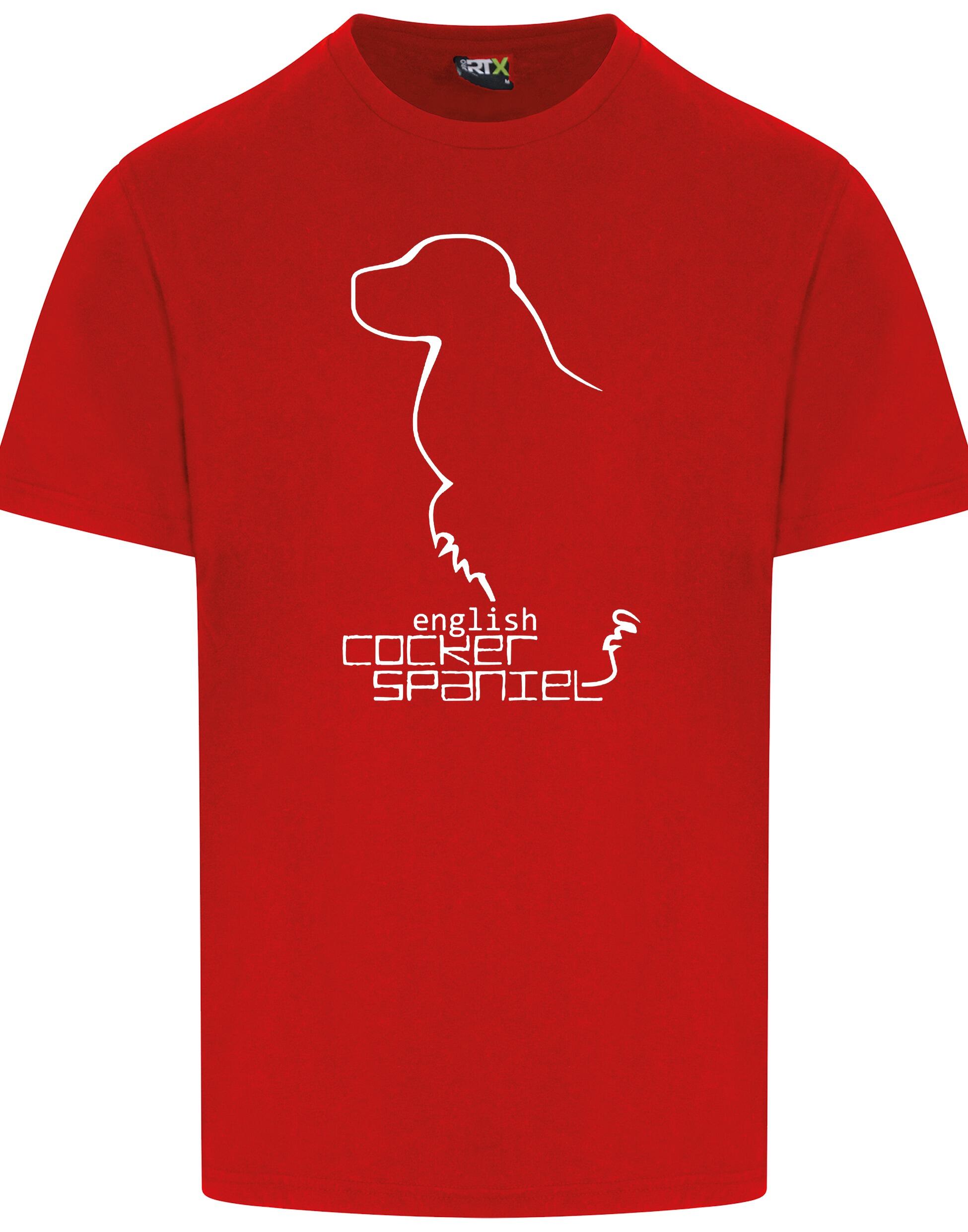 Unisex Roundneck T-shirt with English Cocker Spaniel Design – A Classic for Every Spaniel Lover