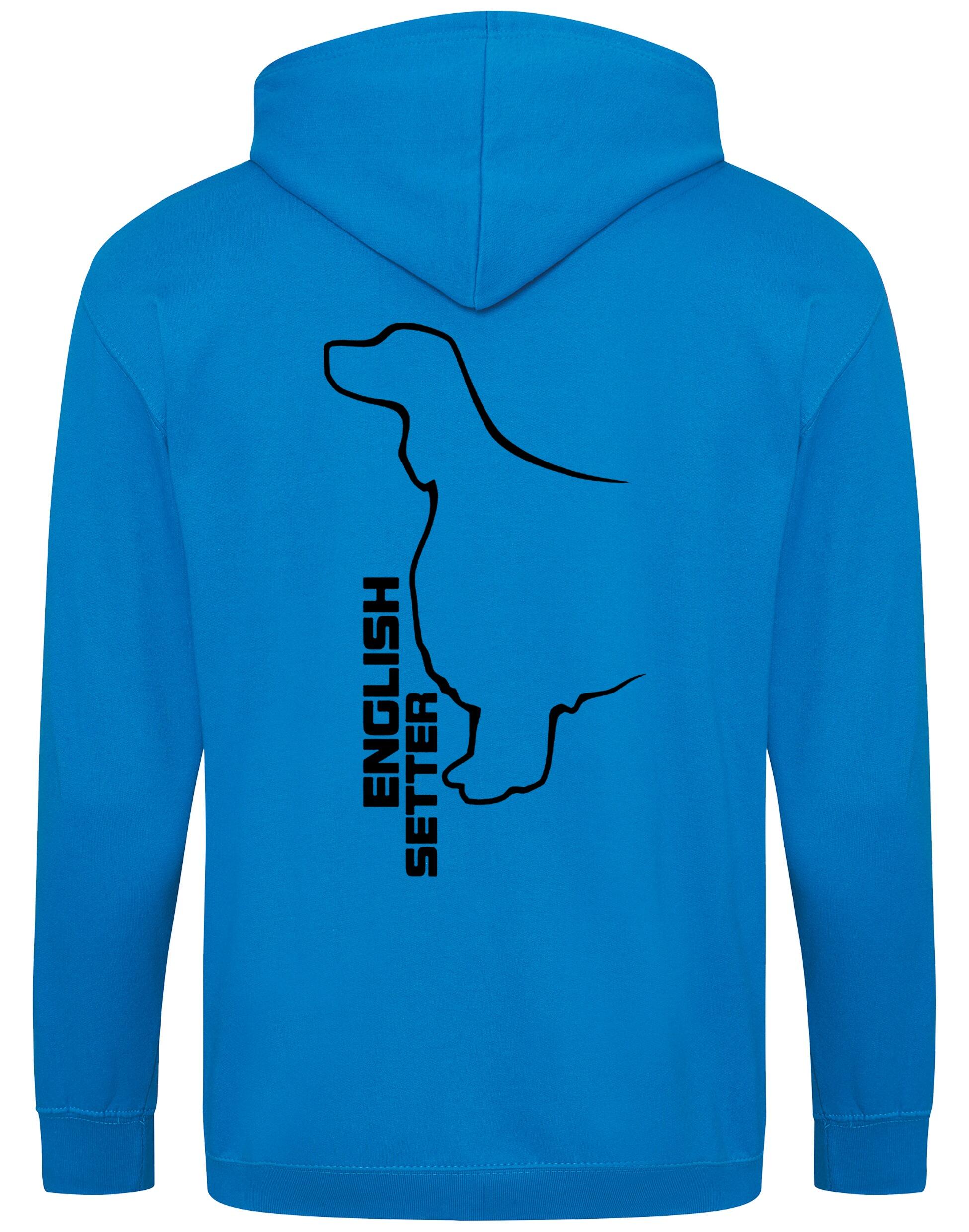 English Setter Zipped Hoodie – Comfort, Style, and Setter Pride