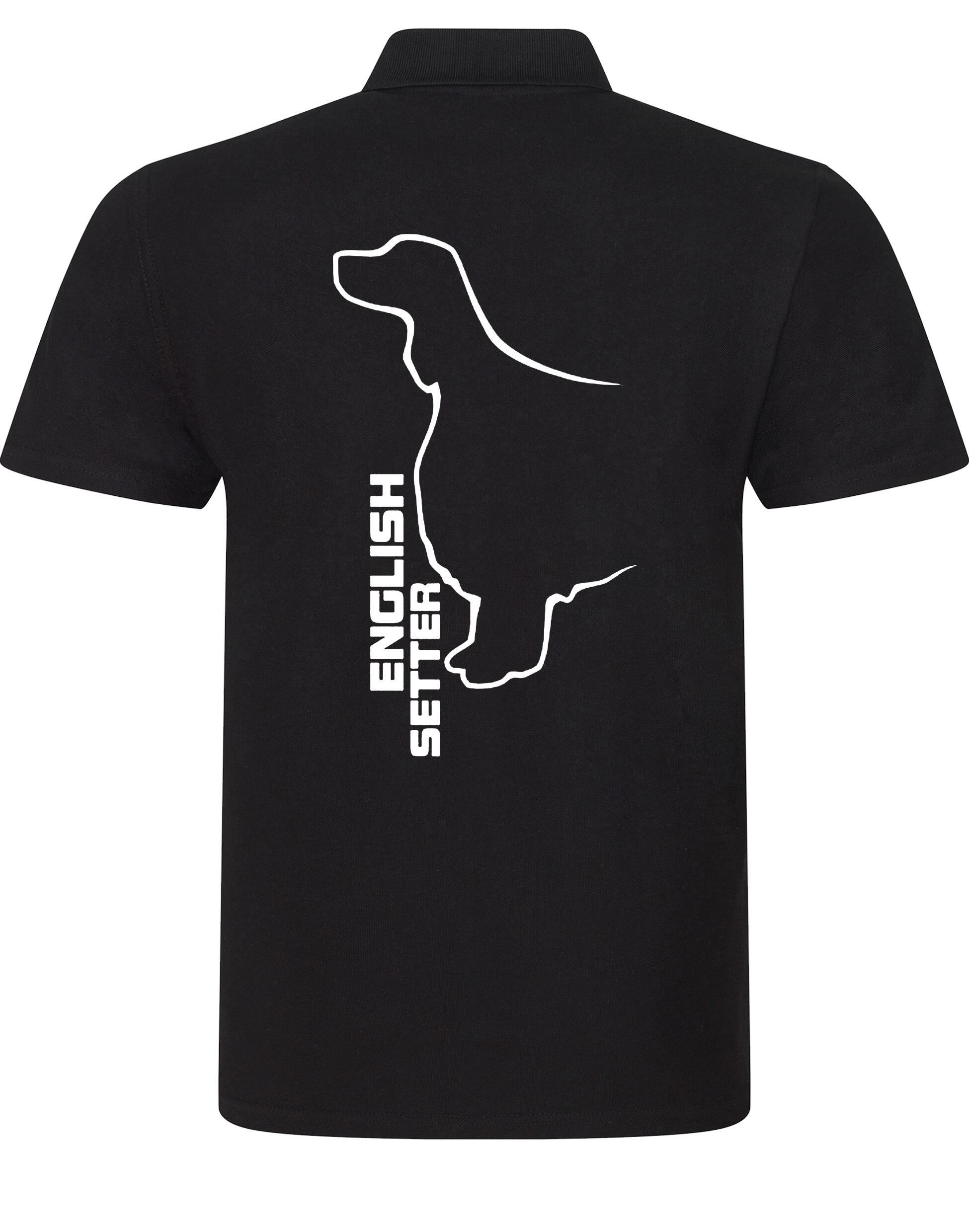 Unisex Cotton Polo with English Setter Design – Comfort and Style for Every Setter Enthusiast