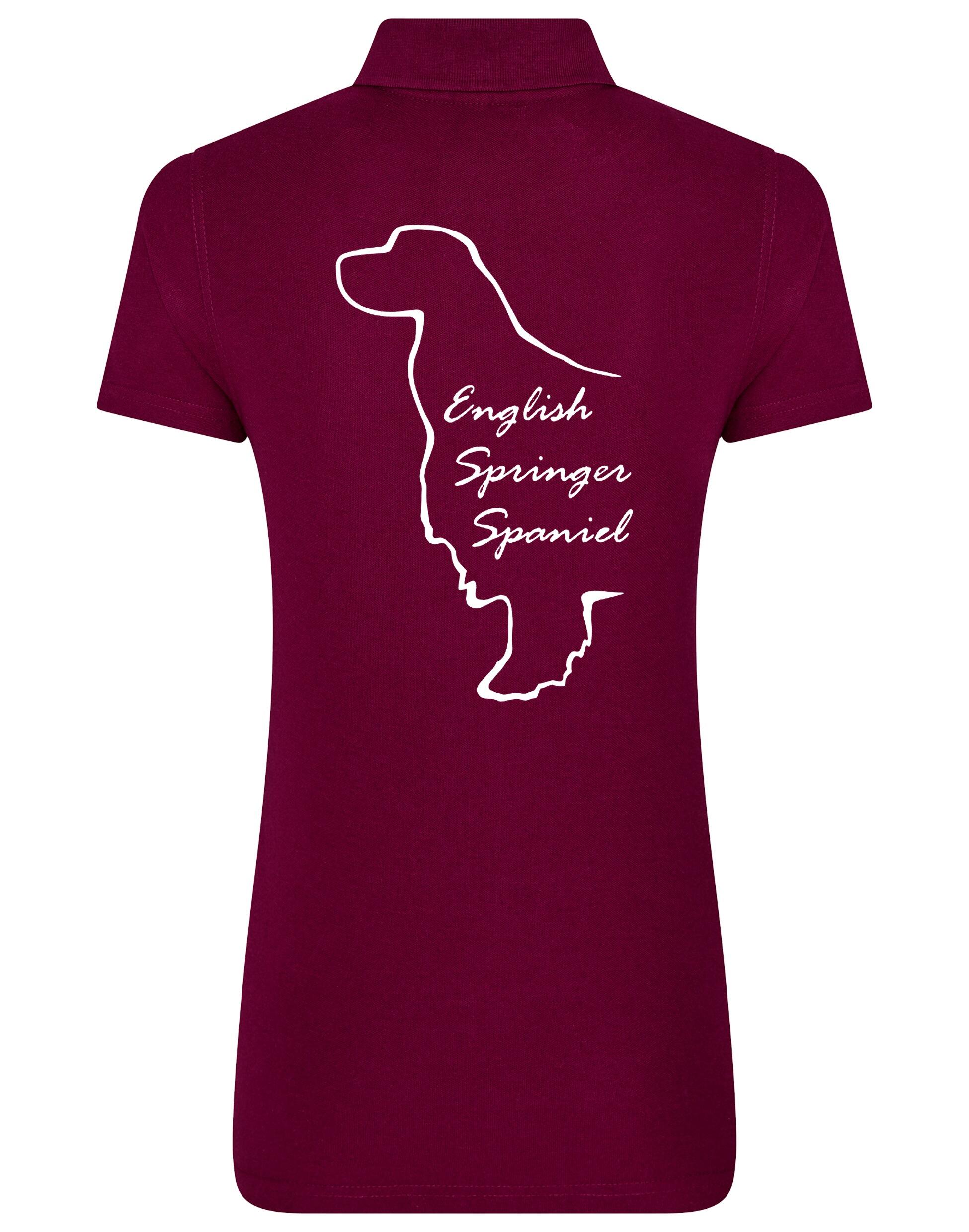 English Springer Spaniel Women’s Cotton Polo – Style for Every Springer Enthusiast
