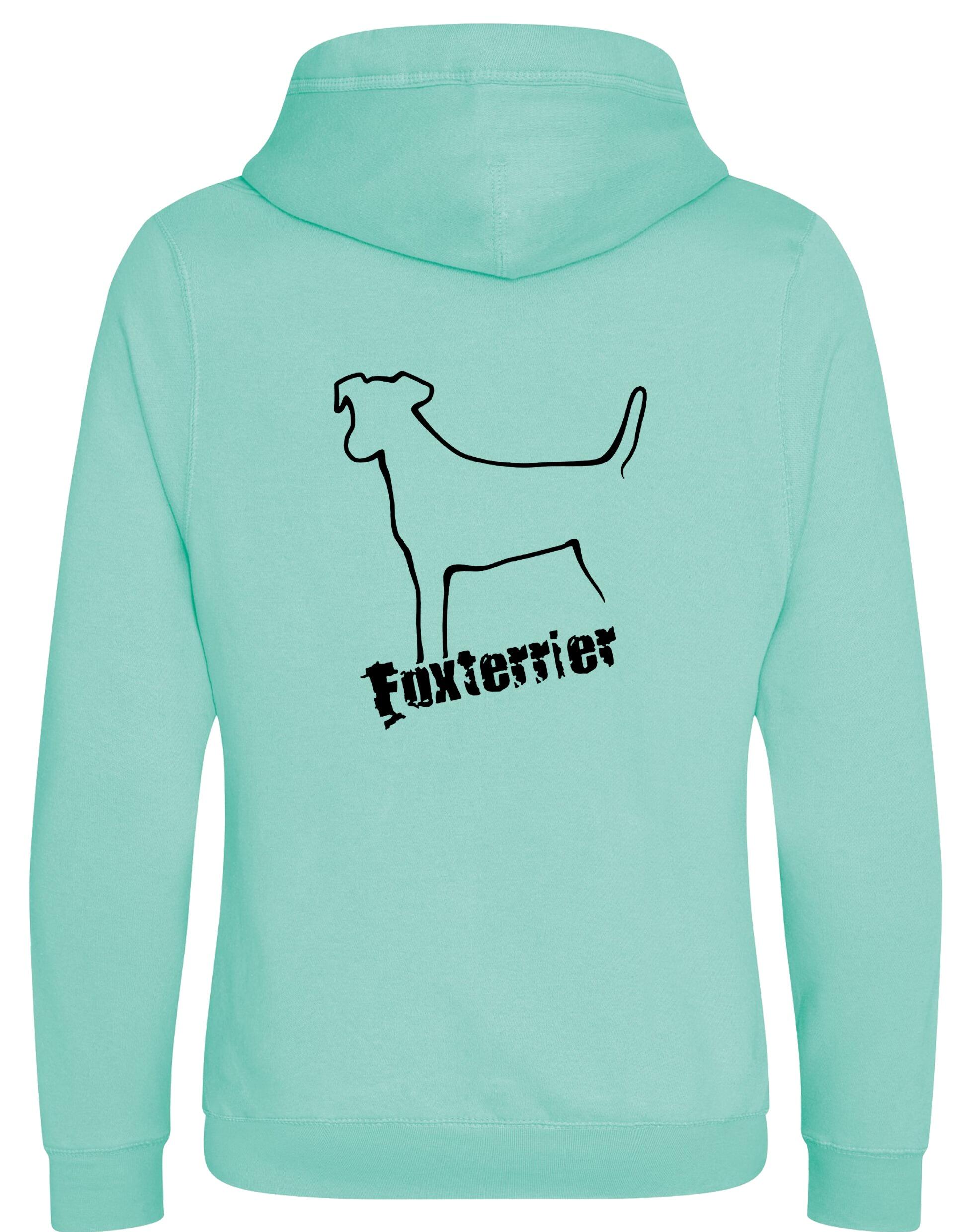 Fox Terrier Unisex Crossneck Pullover Hoodie – A Must-Have for Terrier Fans