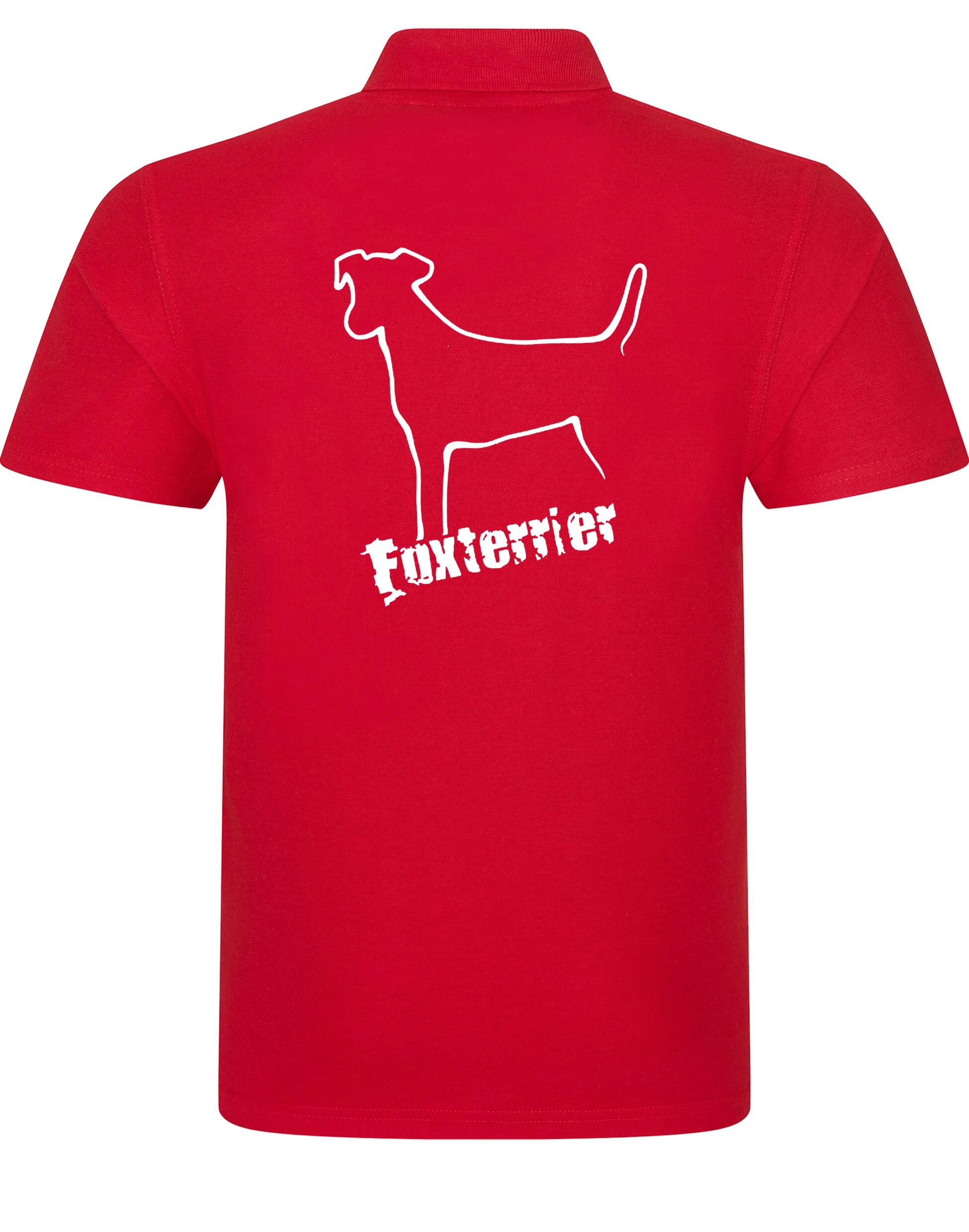 Unisex Cotton Polo with Fox Terrier Design – Comfort and Style for Every Terrier Fan