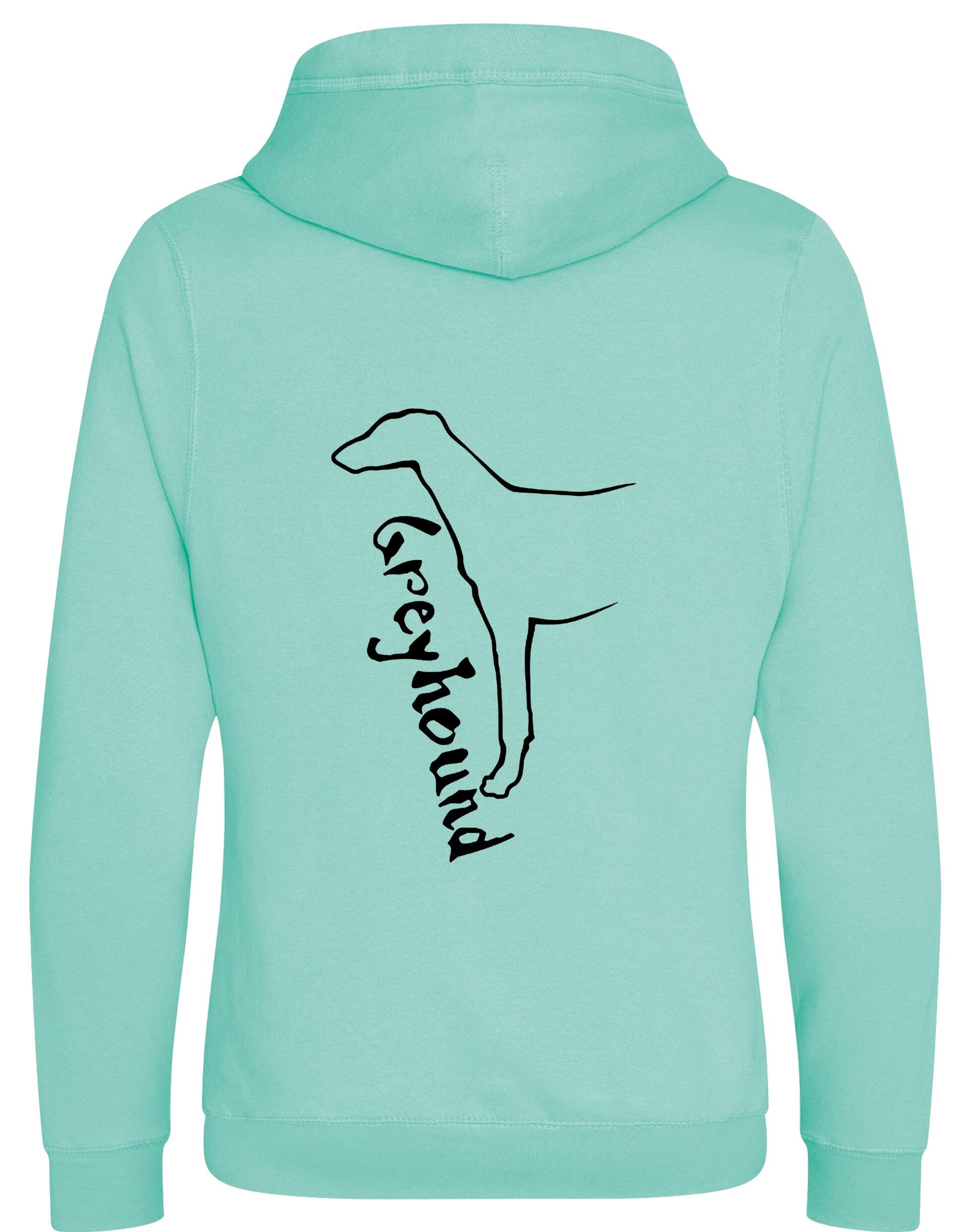 Unisex Greyhound crossneck pullover hoodie with exclusive breed graphic, premium heavy-blend fabric, brushed fleece interior, and kangaroo pocket, perfect for dog lovers.