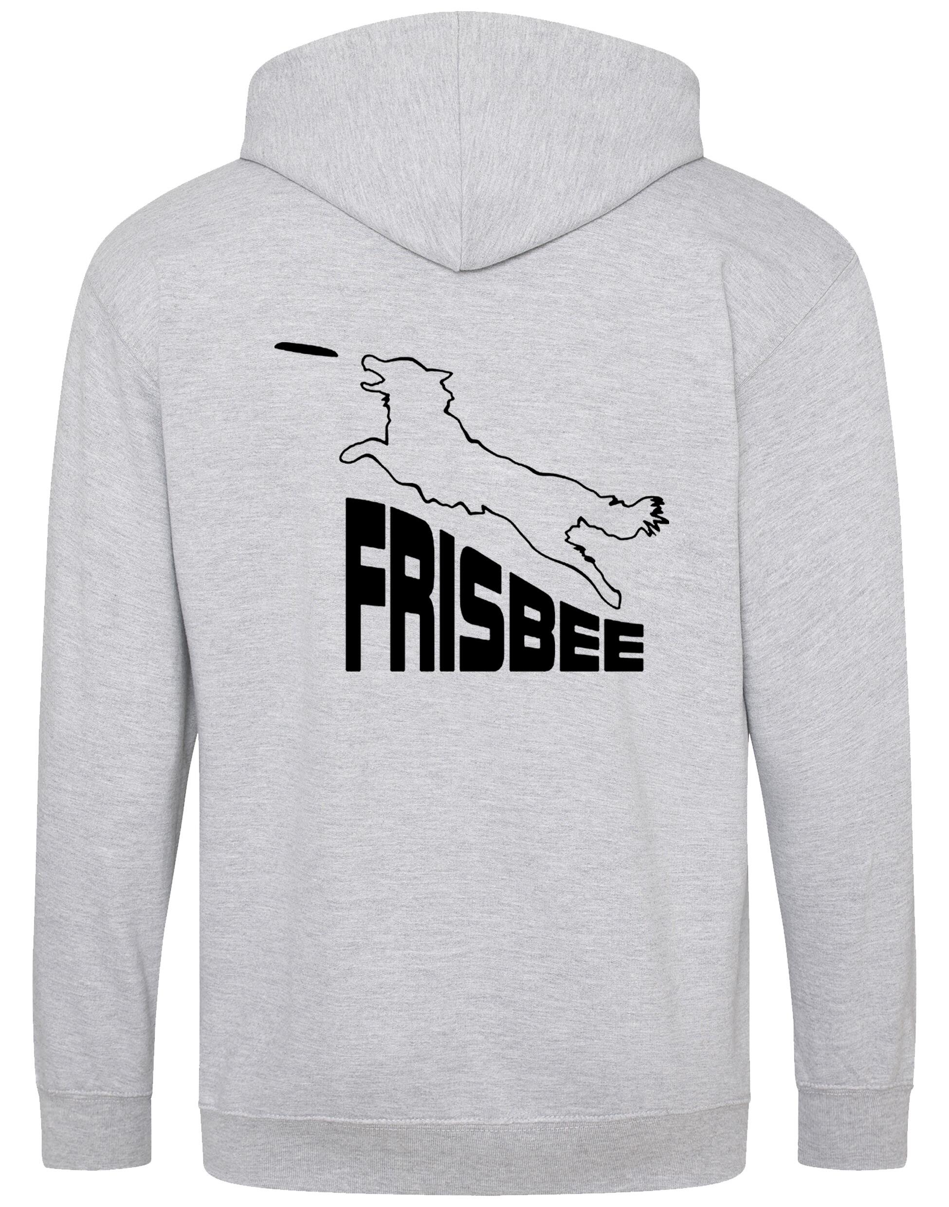 Frisbee Zipped Hoodie – High-quality hoodie featuring exclusive Frisbee-inspired artwork, a full-zip front, and practical pockets, perfect for Frisbee enthusiasts.