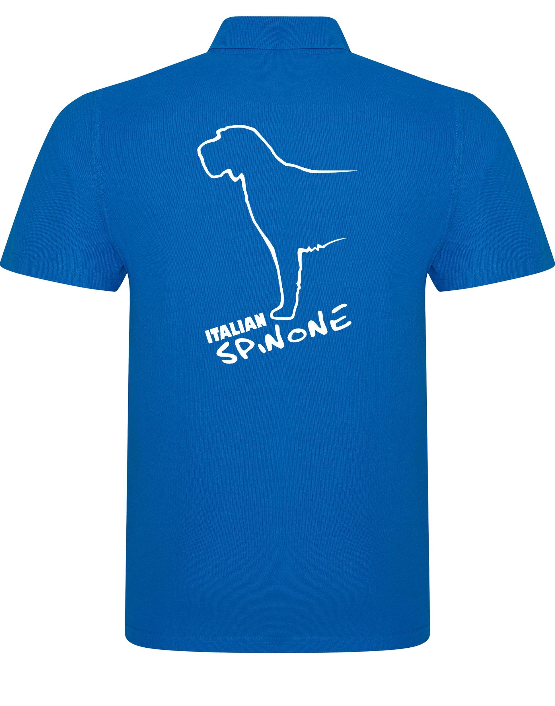 Unisex Cotton Polo featuring exclusive Italian Spinone design, made with soft, breathable cotton and offering a relaxed fit for comfort and style.