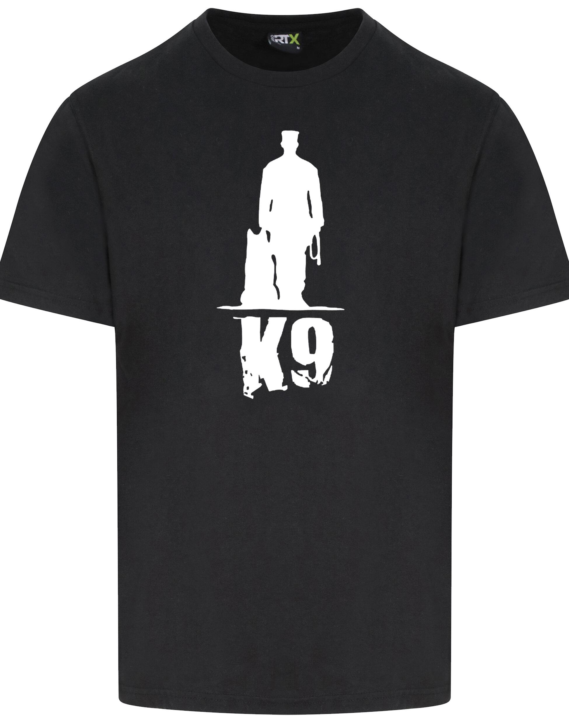 K9 Unisex Roundneck T-shirt featuring exclusive breed-inspired artwork, made from soft, breathable cotton for ultimate comfort.