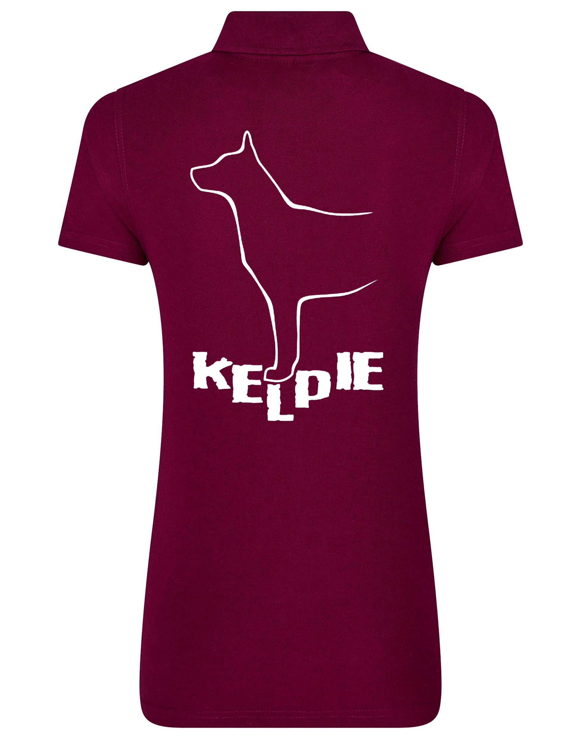 Women's Cotton Polo featuring exclusive Kelpi design with a flattering feminine fit, premium cotton fabric, and stylish comfort for all-day wear.