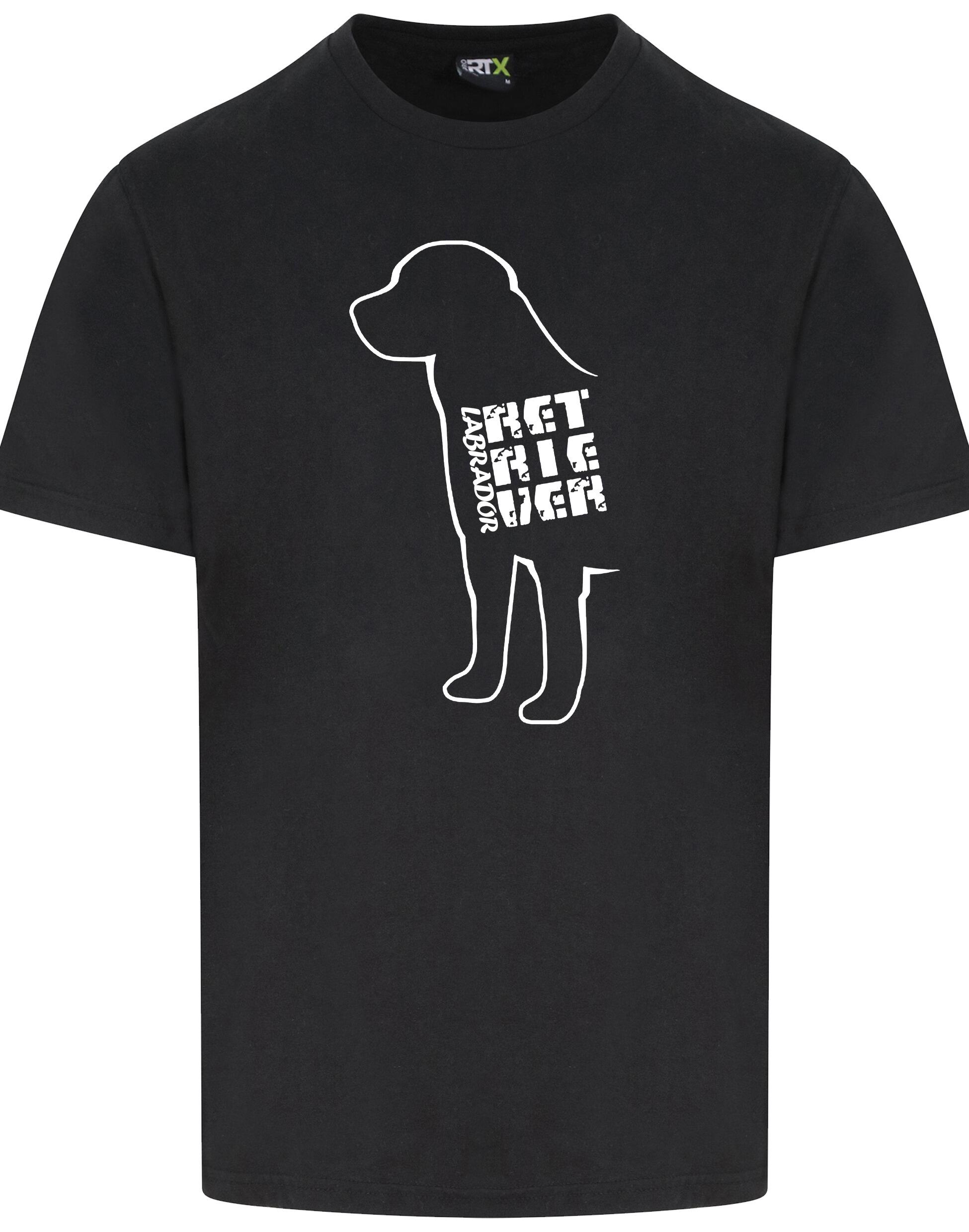 Unisex roundneck T-shirt with exclusive Labrador Retriever artwork, crafted from soft, breathable cotton with a relaxed fit for everyday comfort and style.