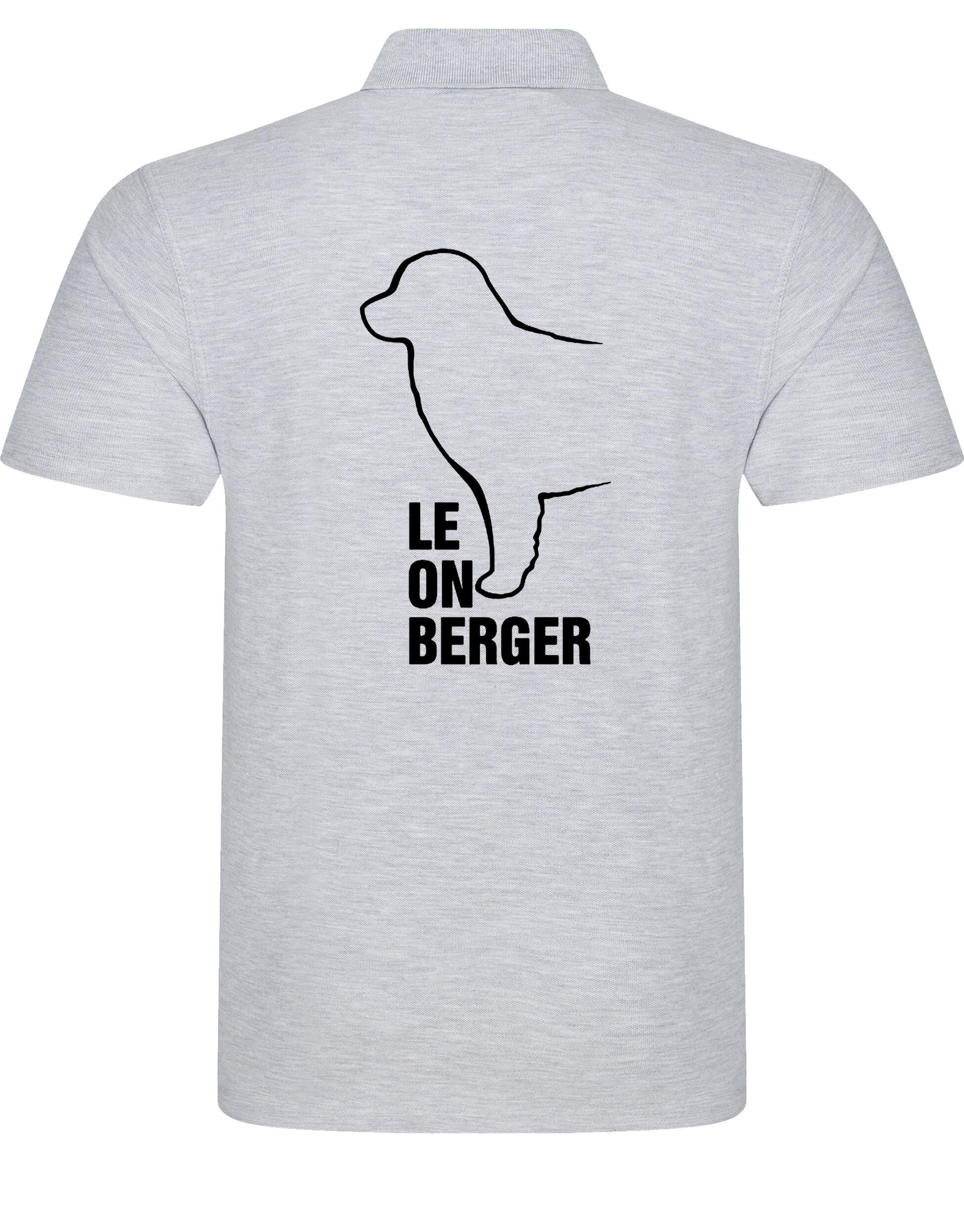 Unisex Leonberger Cotton Polo with breed design on the back, lightweight cotton fabric, and relaxed fit.