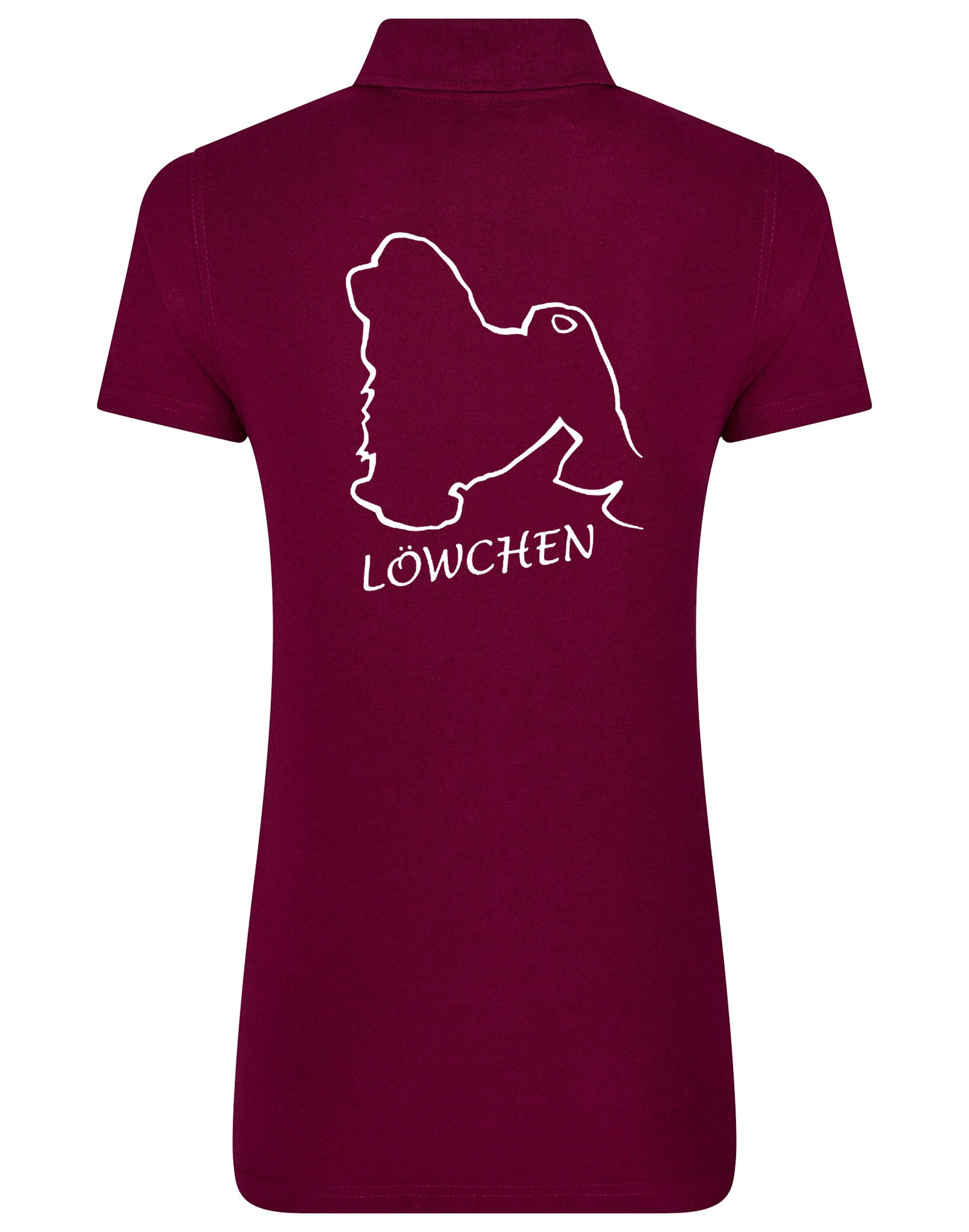 Lowchen Women's Cotton Polo with exclusive breed design and feminine fit.