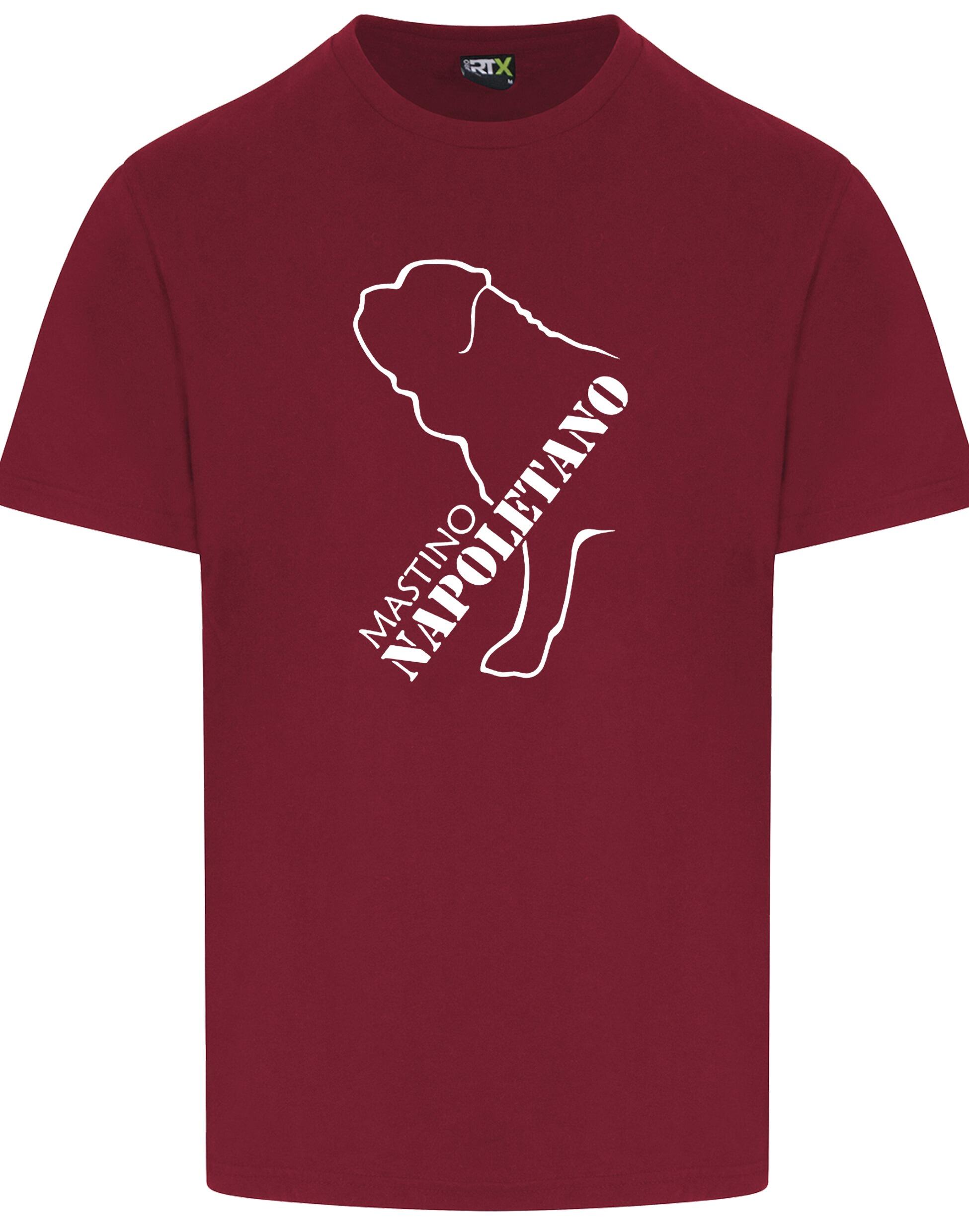 Mastino Napoletano Unisex Roundneck T-shirt featuring exclusive breed artwork, soft breathable cotton, and a relaxed unisex fit.