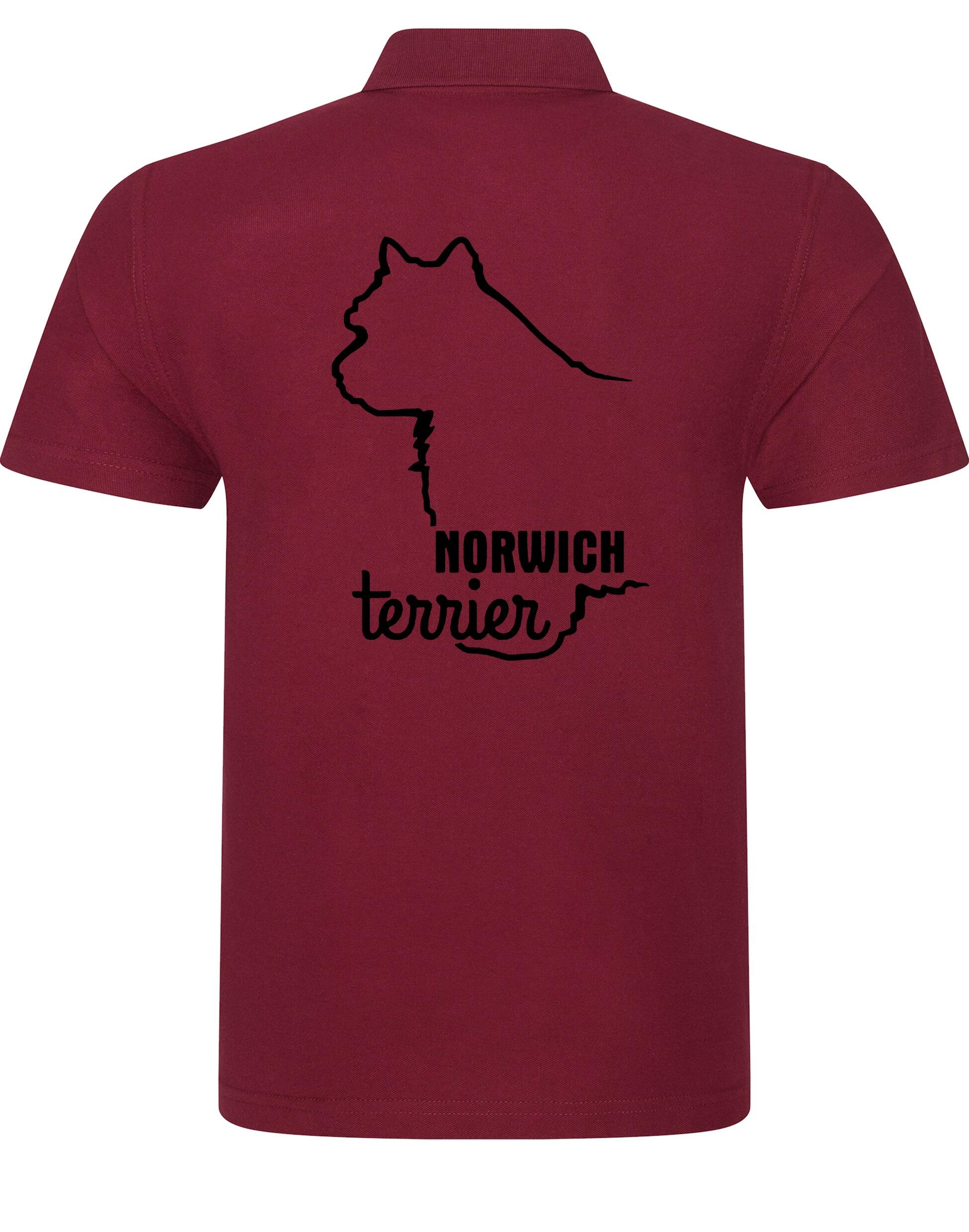 Norwich Terrier Unisex Cotton Polo featuring exclusive breed artwork, soft cotton fabric, and a relaxed fit. Designed for style, comfort, and Norwich Terrier lovers—ideal for dog shows, casual outings, and everyday wear.
