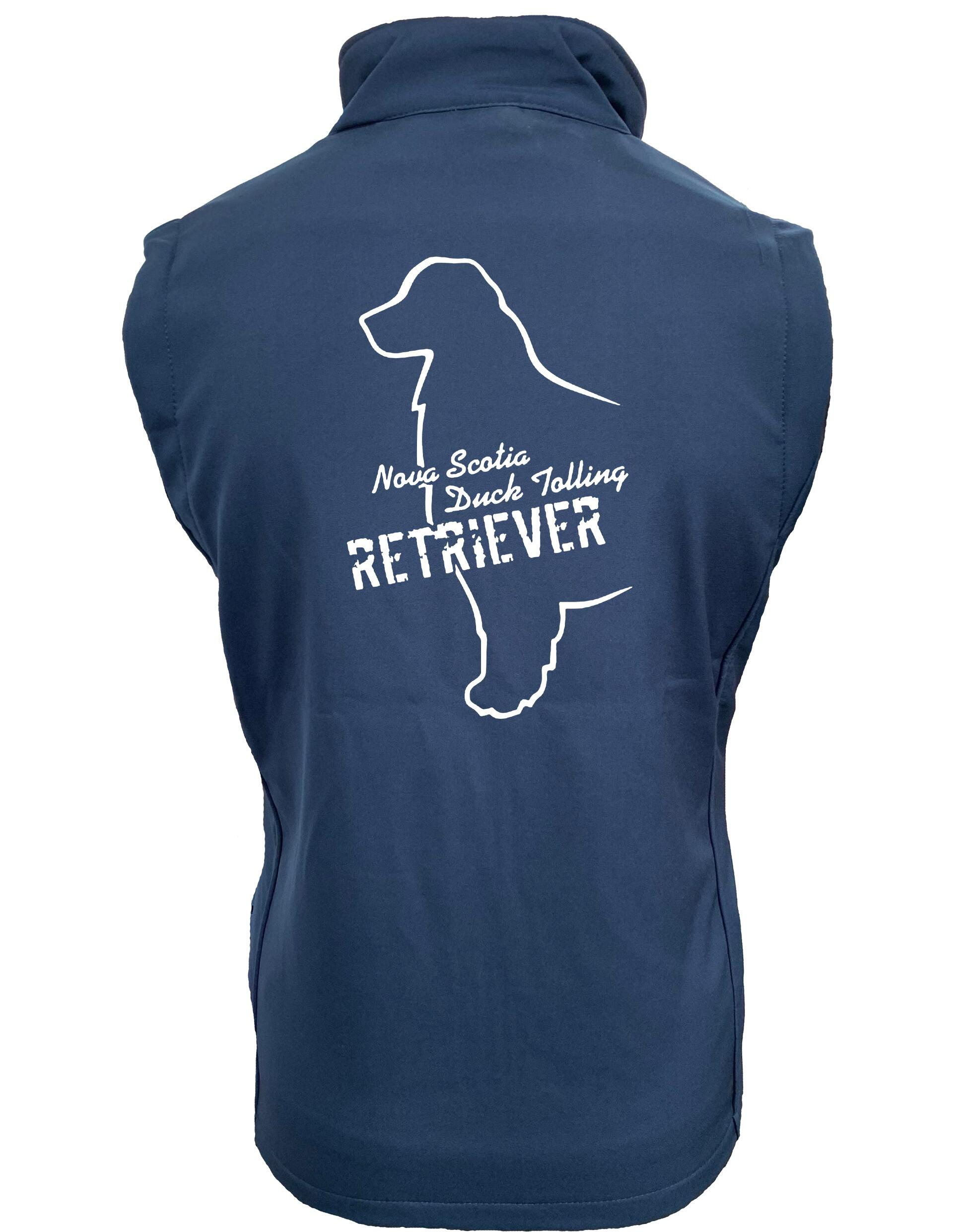 Nova Scotia Duck Tolling Retriever Unisex Softshell Jacket – water-resistant, fleece-lined, and designed for breed lovers. Perfect for outdoor adventures, dog shows, and everyday comfort.