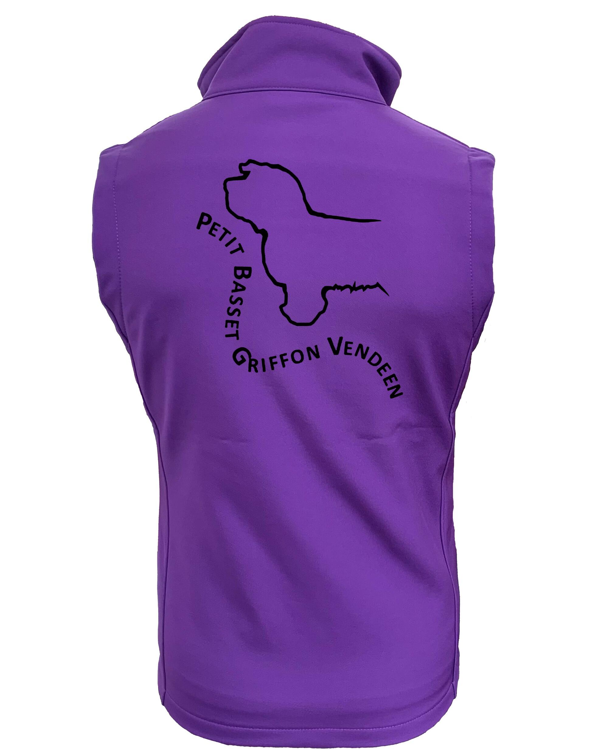 Petit Basset Griffon Vendéen Unisex Softshell Jacket – high-quality, water-resistant jacket featuring exclusive PBGV artwork on the back, fleece-lined for warmth, and a comfortable unisex fit.