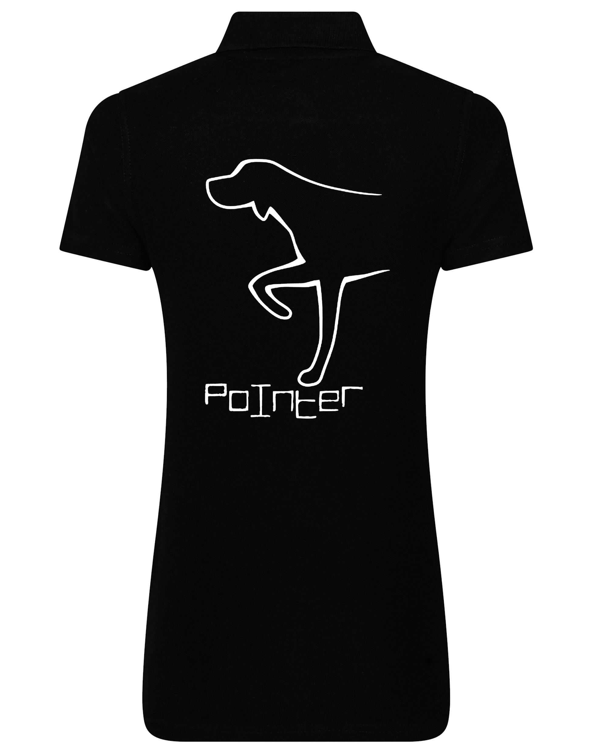 Pointer Women’s Cotton Polo featuring an exclusive Pointer design, crafted from breathable cotton for stylish comfort and elegance.