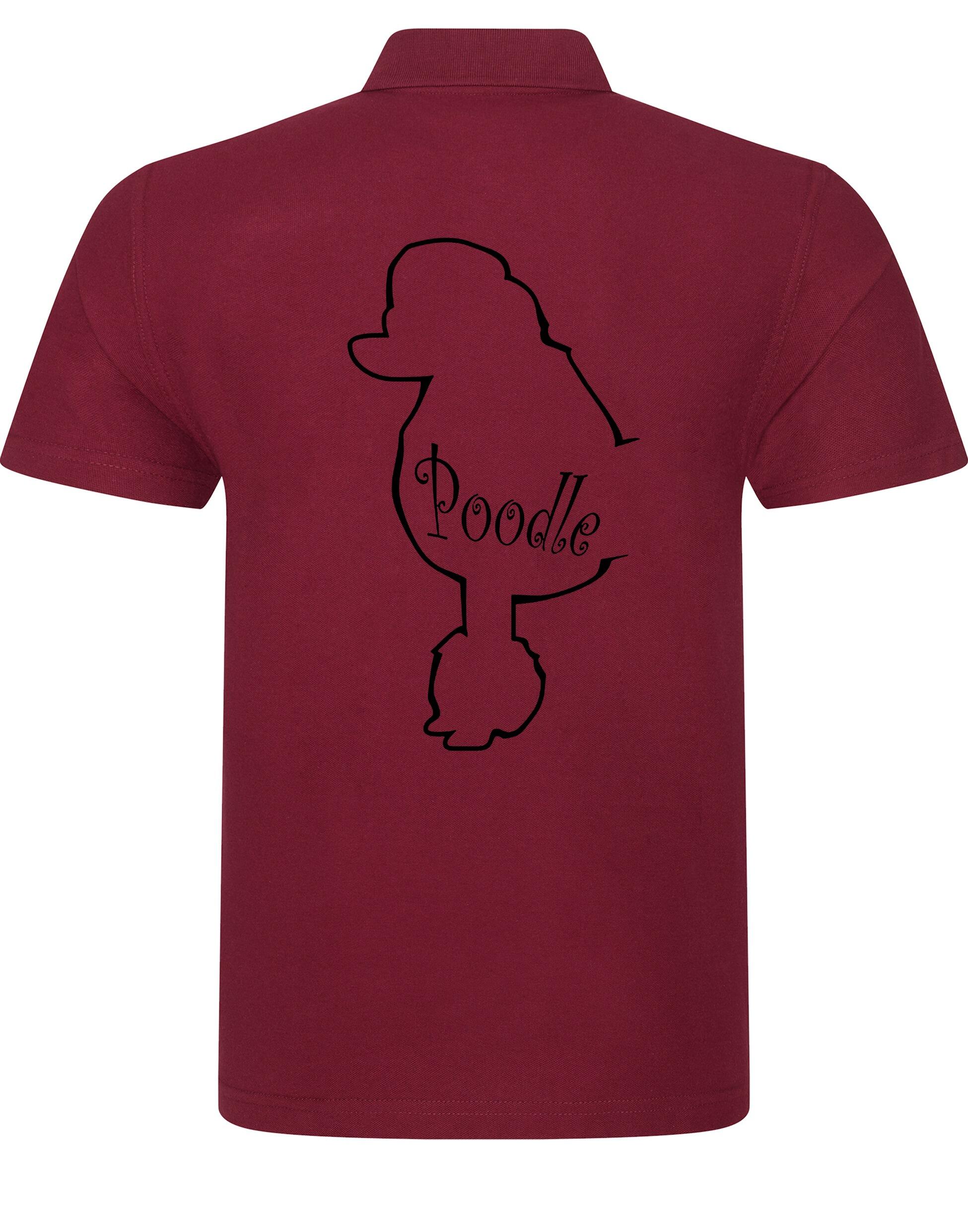 Unisex Poodle Cotton Polo featuring a distinctive Poodle graphic and crafted from premium breathable cotton for lasting comfort and effortless style.