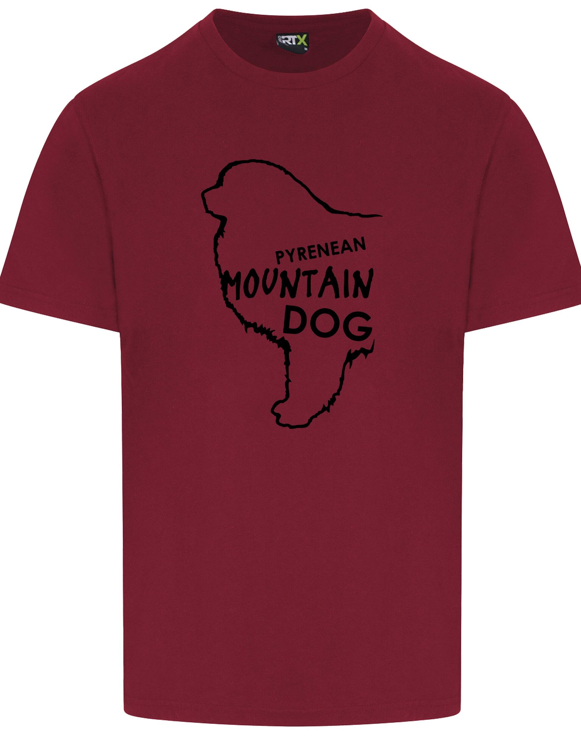 Unisex Pyrenean Mountain Dog Roundneck T-shirt featuring exclusive breed artwork, crafted from premium breathable cotton for all-day comfort and a relaxed, stylish fit, perfect for Pyrenean Mountain Dog enthusiasts.