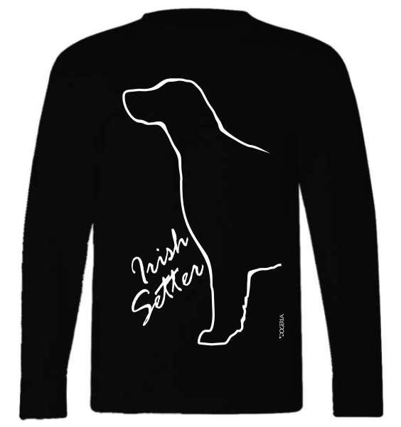 Irish Setter T-Shirt Adult Long-Sleeved Premium Cotton