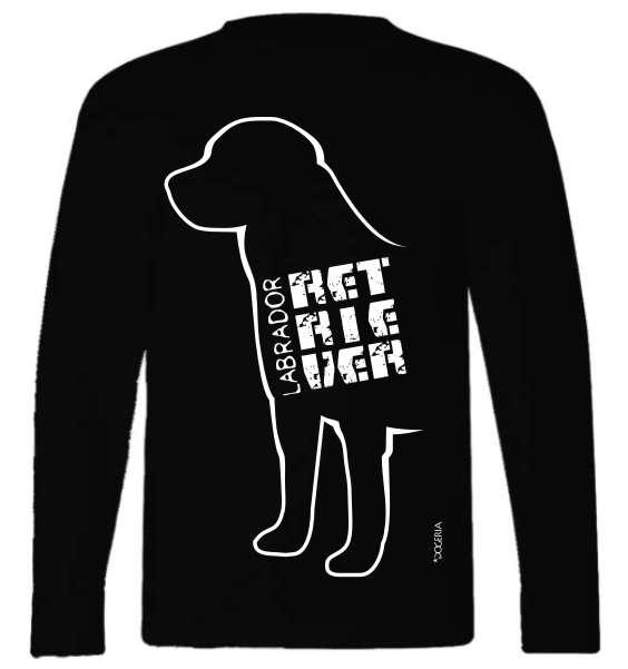 Labrador Retriever T-Shirt Adult Long-Sleeved Premium Cotton