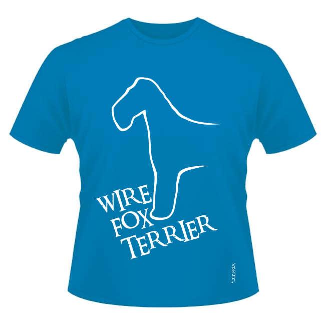 Wire Fox Terrier T-Shirts Roundneck Heavy Cotton