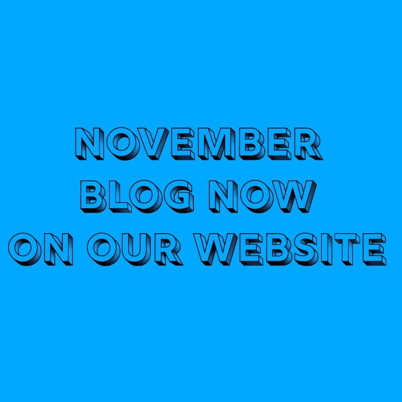 November has arrived!!
