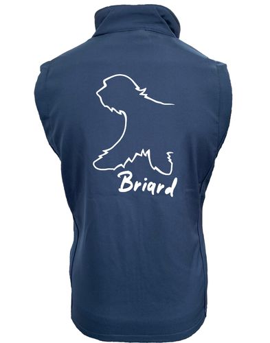 Unisex Briard Softshell Jacket Navy Navy (White)