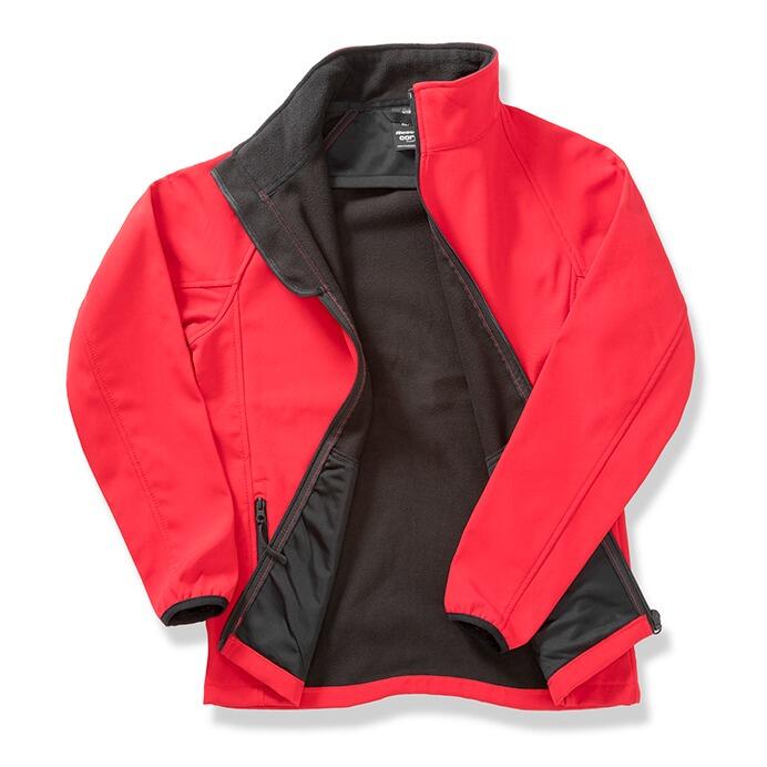 The Barking Tricksters Unisex Softshell Jacket Red