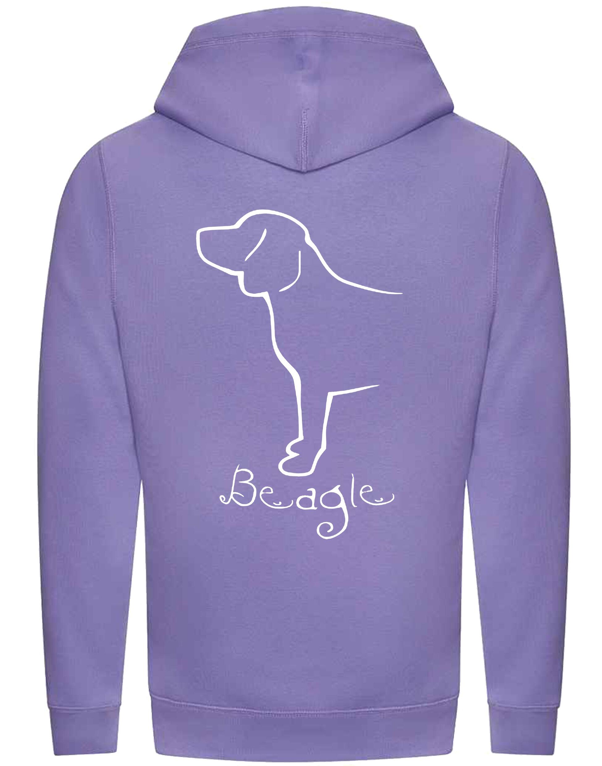 Unisex Crossneck Pullover Hoodie with Beagle Dog Breed Design – A Must-Have for Beagle Fans