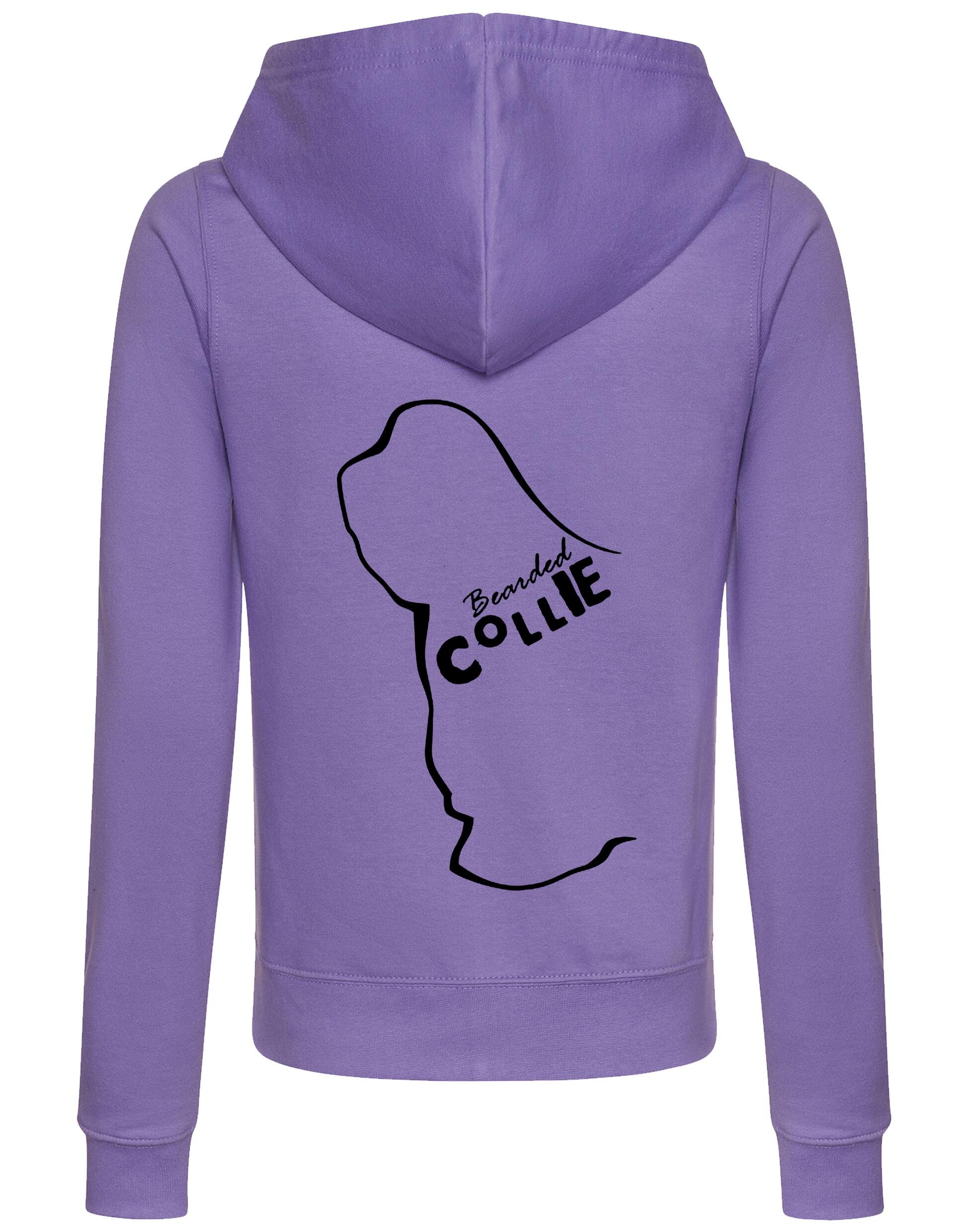 Bearded Collie Dog Breed Women’s Zipped Hoodies – Style, Comfort, and Bearded Collie Love