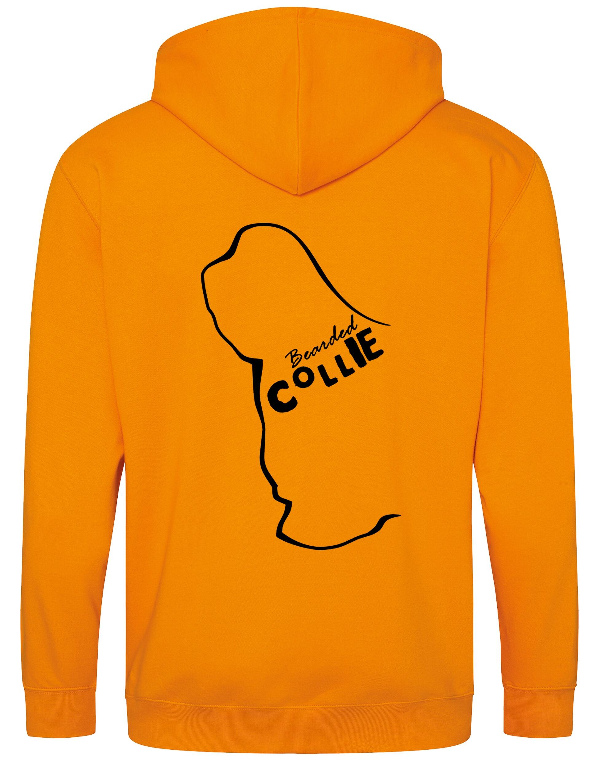 Bearded Collie Dog Breed Design Zipped Hoodie – Style and Comfort for Dog Lovers