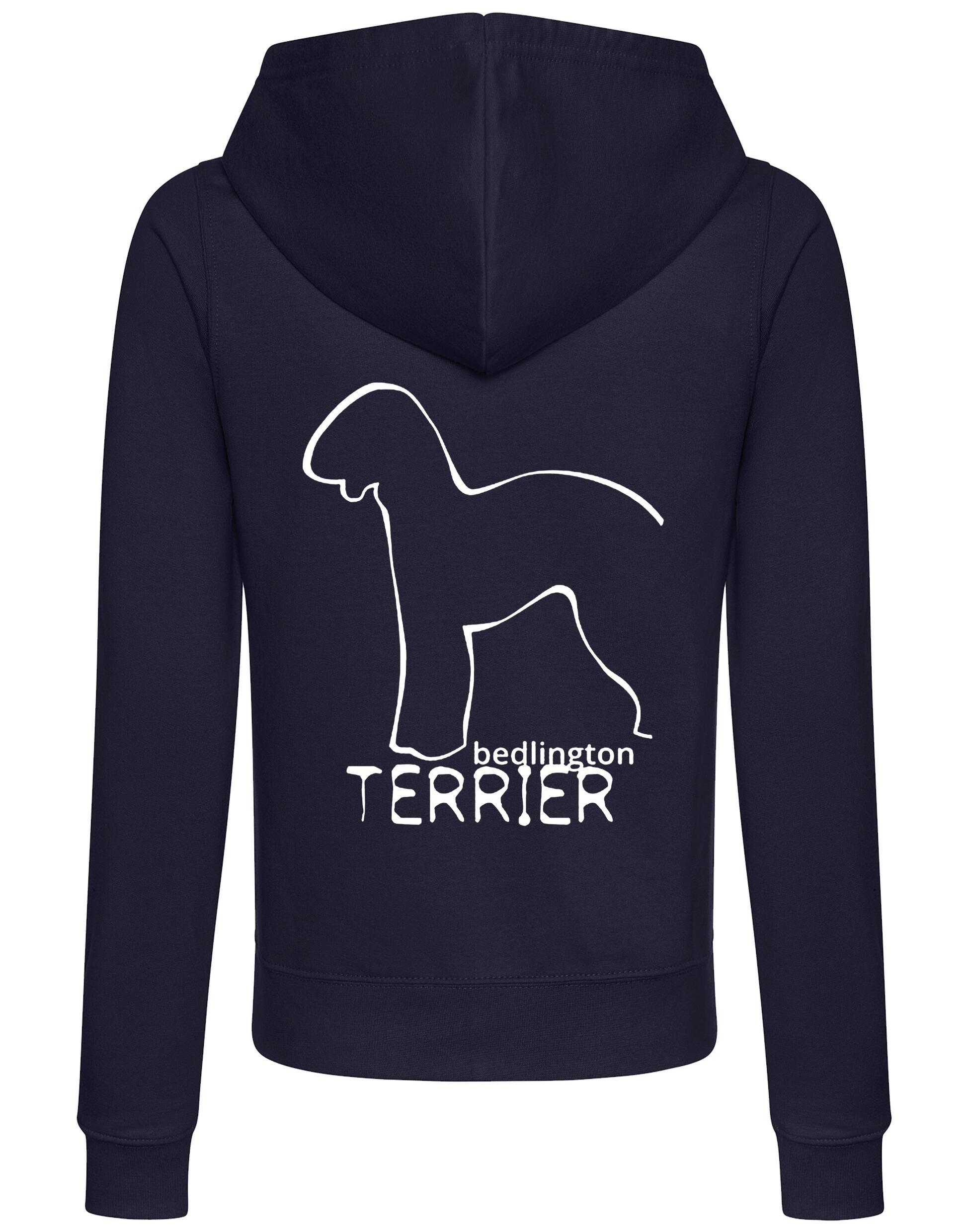Bedlington Terrier Dog Breed Women’s Zipped Hoodies – Style, Comfort, and Bedlington Terrier Love