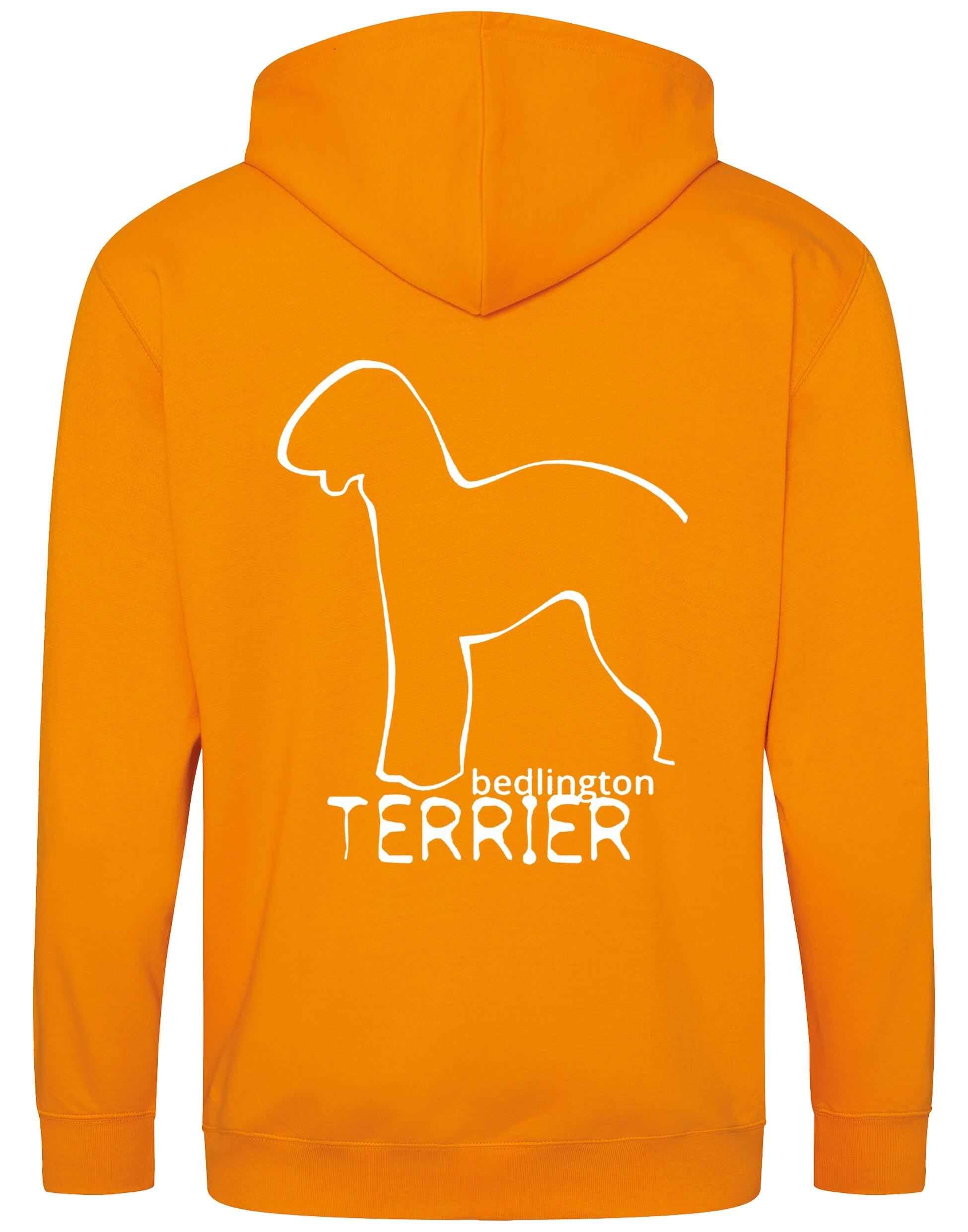 Bedlington Terrier Dog Breed Design Zipped Hoodie – Style and Comfort for Dog Lovers