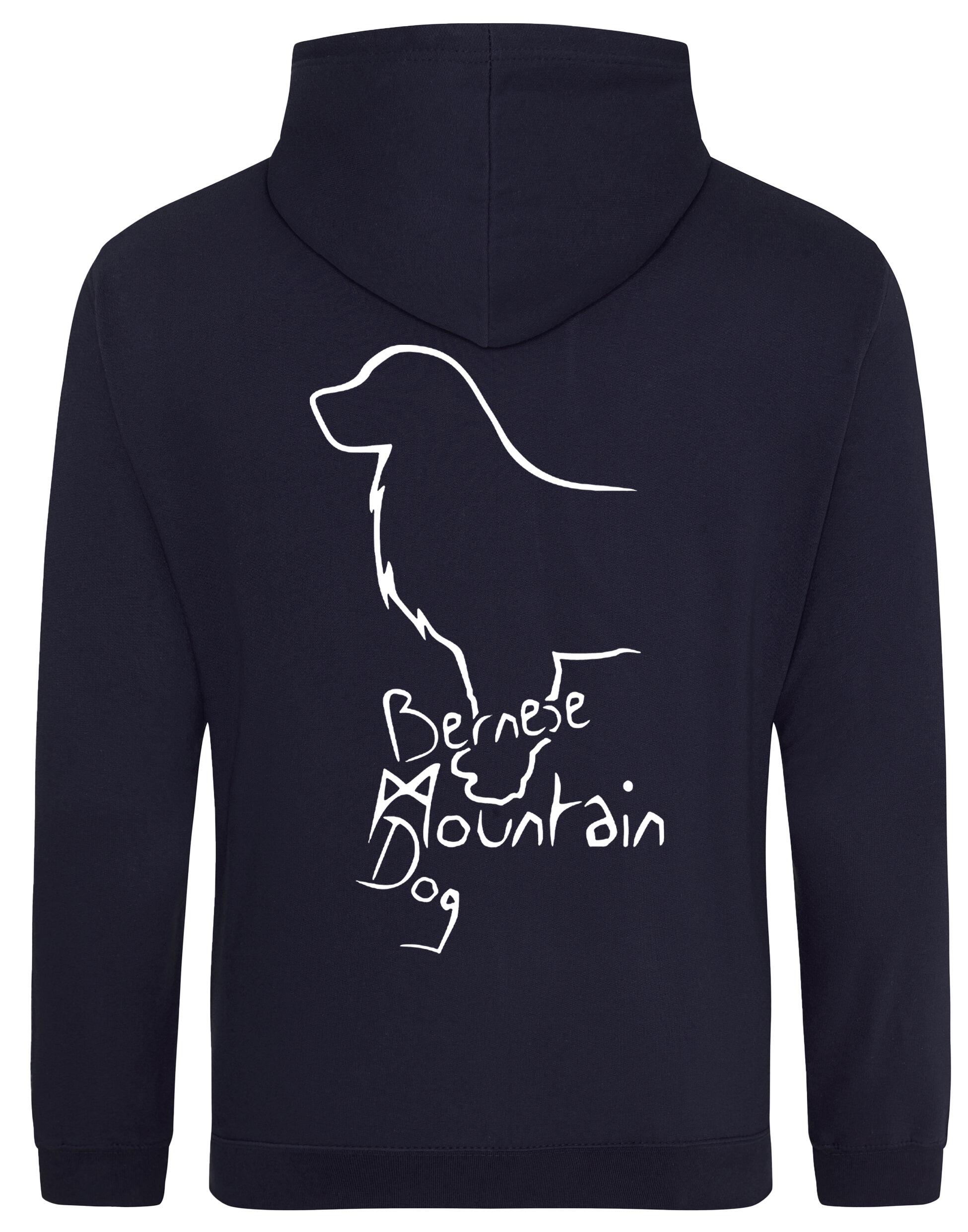Bernese Mountain Dog Dog Breed Design Pullover Hoodie – Style and Comfort for Dog Lovers