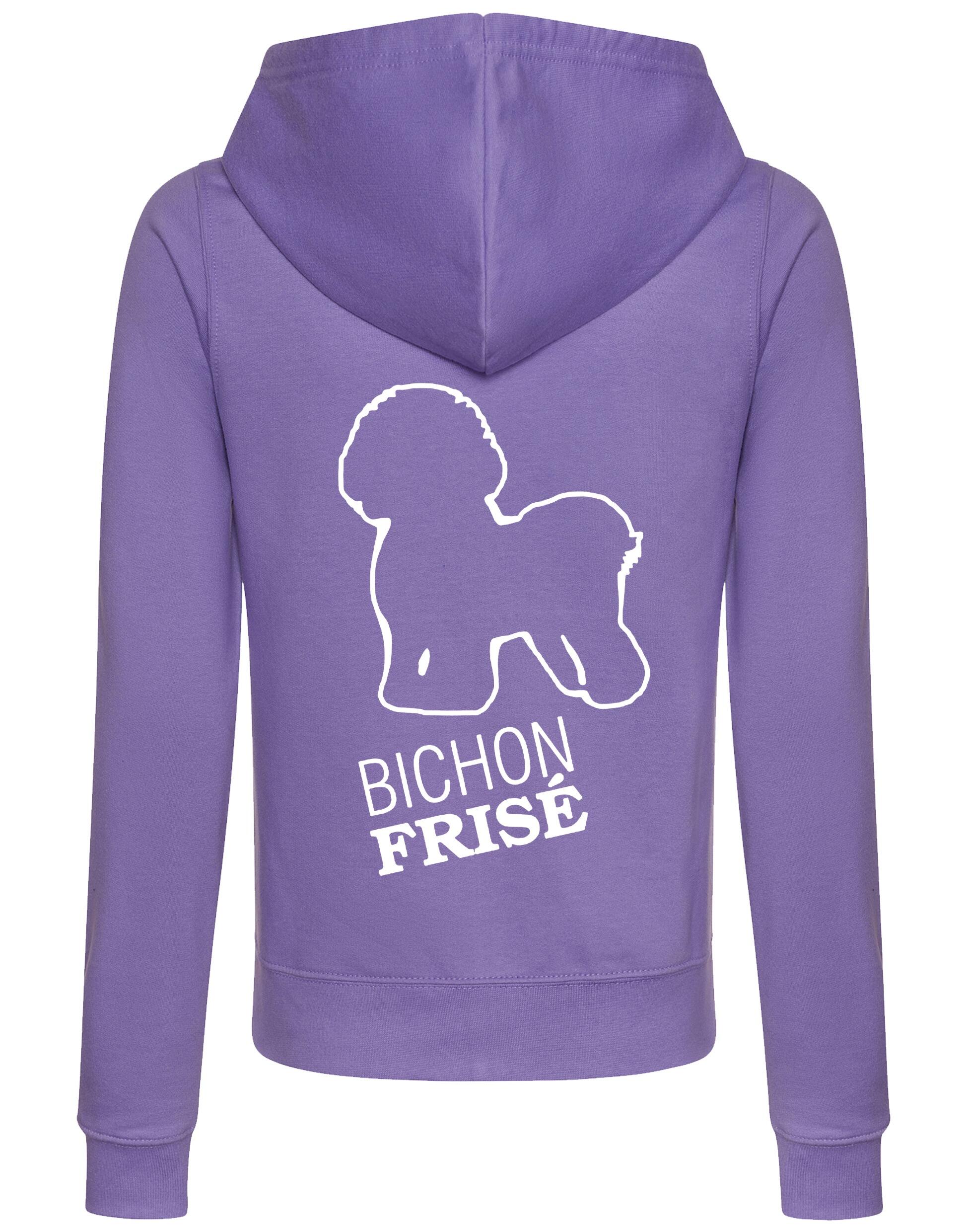Bichon Frise Dog Breed Women’s Zipped Hoodies – Style, Comfort, and Bichon Frise Love