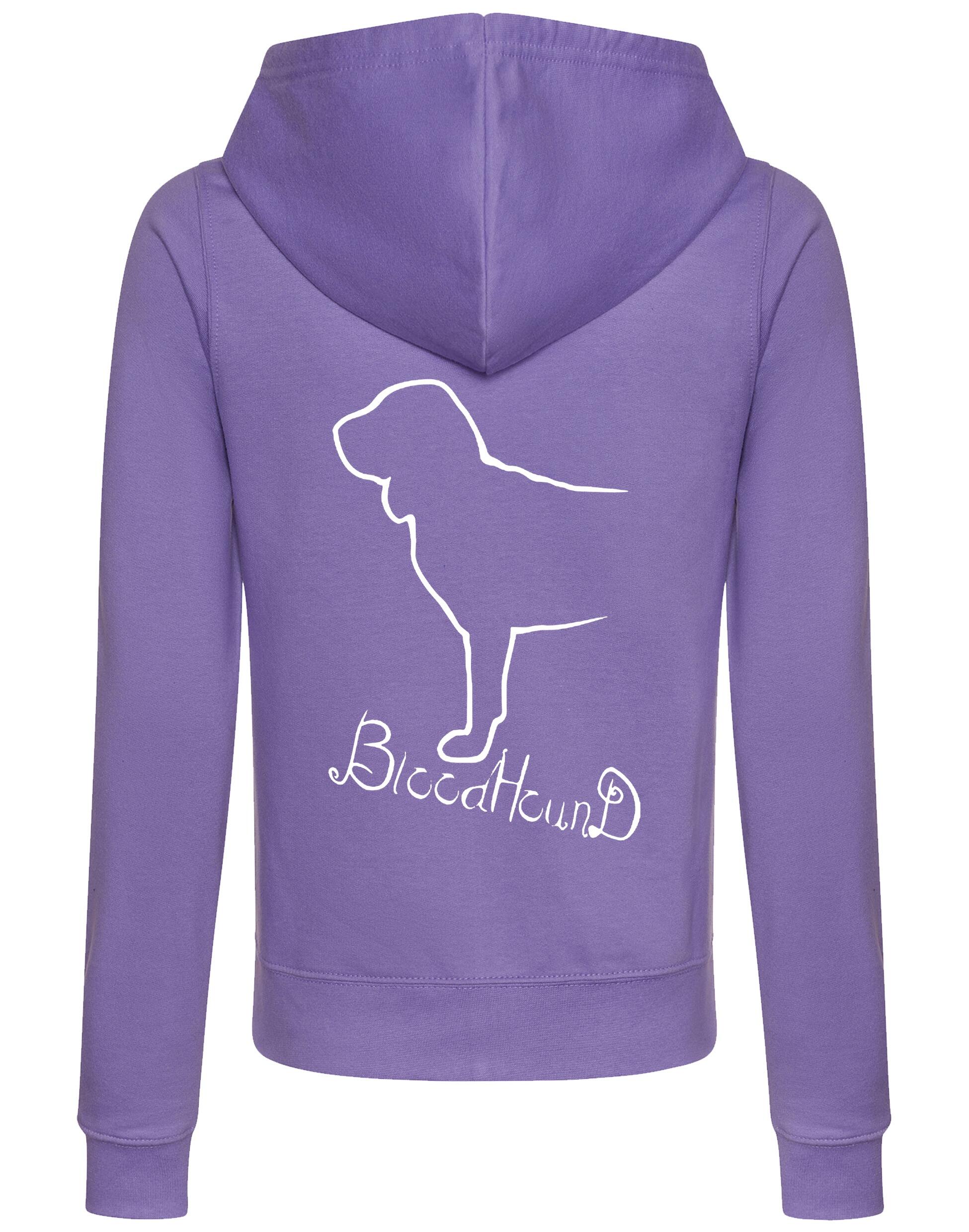 Bloodhound Dog Breed Women’s Zipped Hoodies – Style, Comfort, and Bloodhound Love