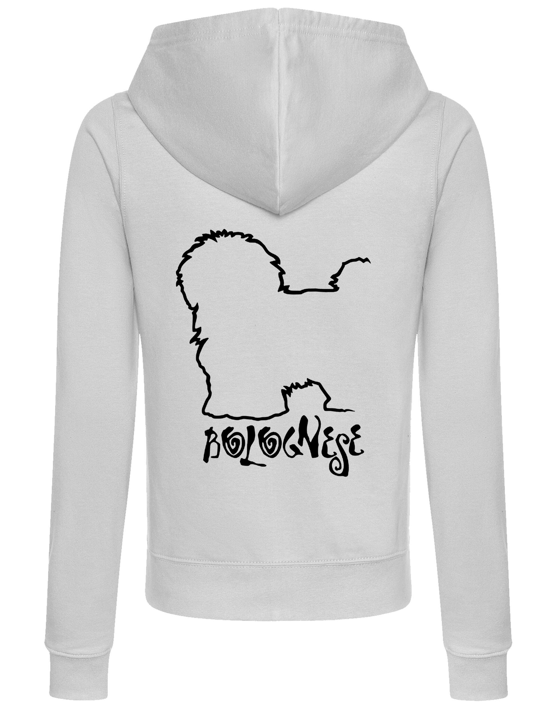 Bolognese Dog Breed Women’s Zipped Hoodies – Style, Comfort, and Bolognese Love