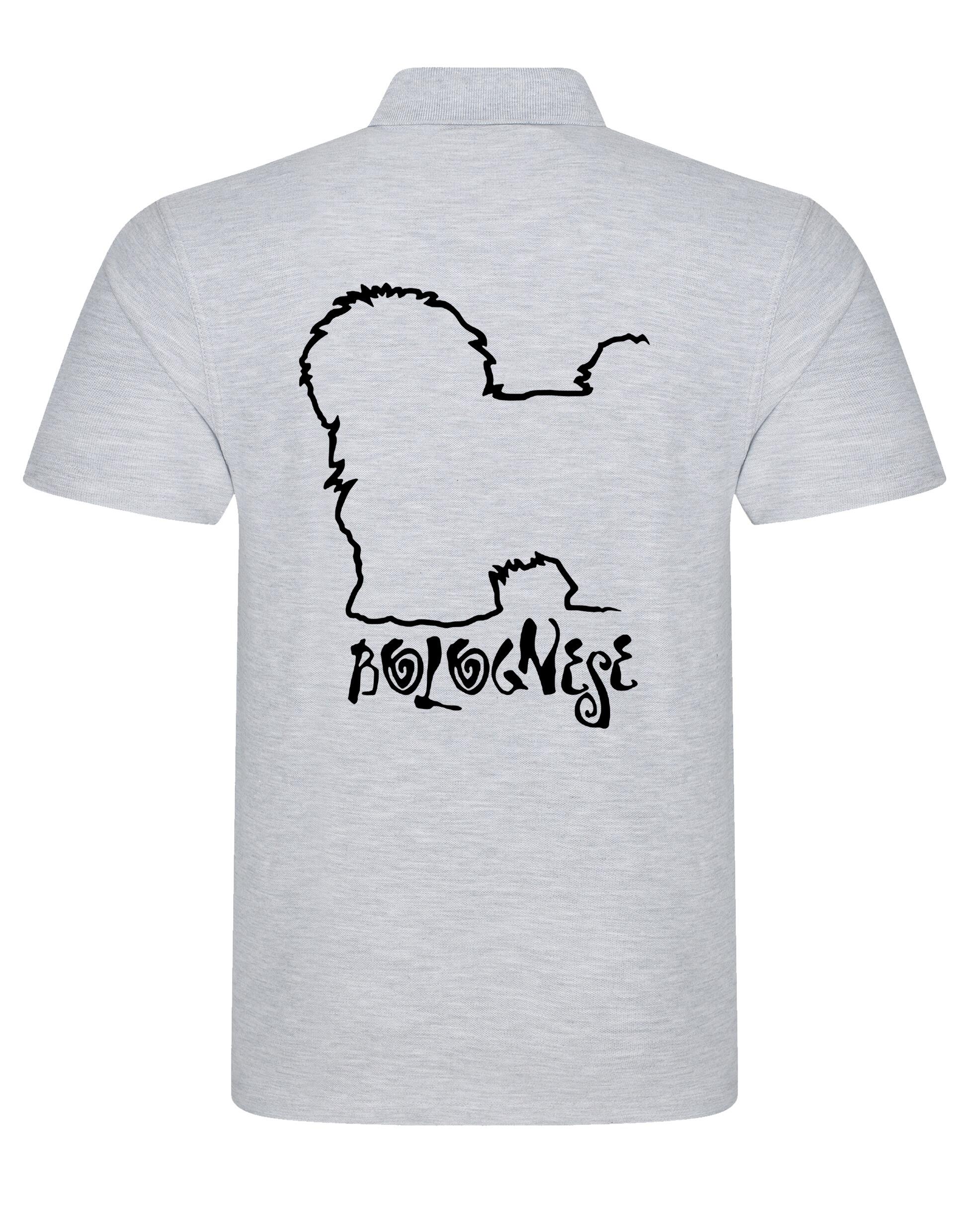 Unisex Cotton Polo with Bolognese Dog Breed Design – Comfort and Style for Every Bolognese Enthusiast