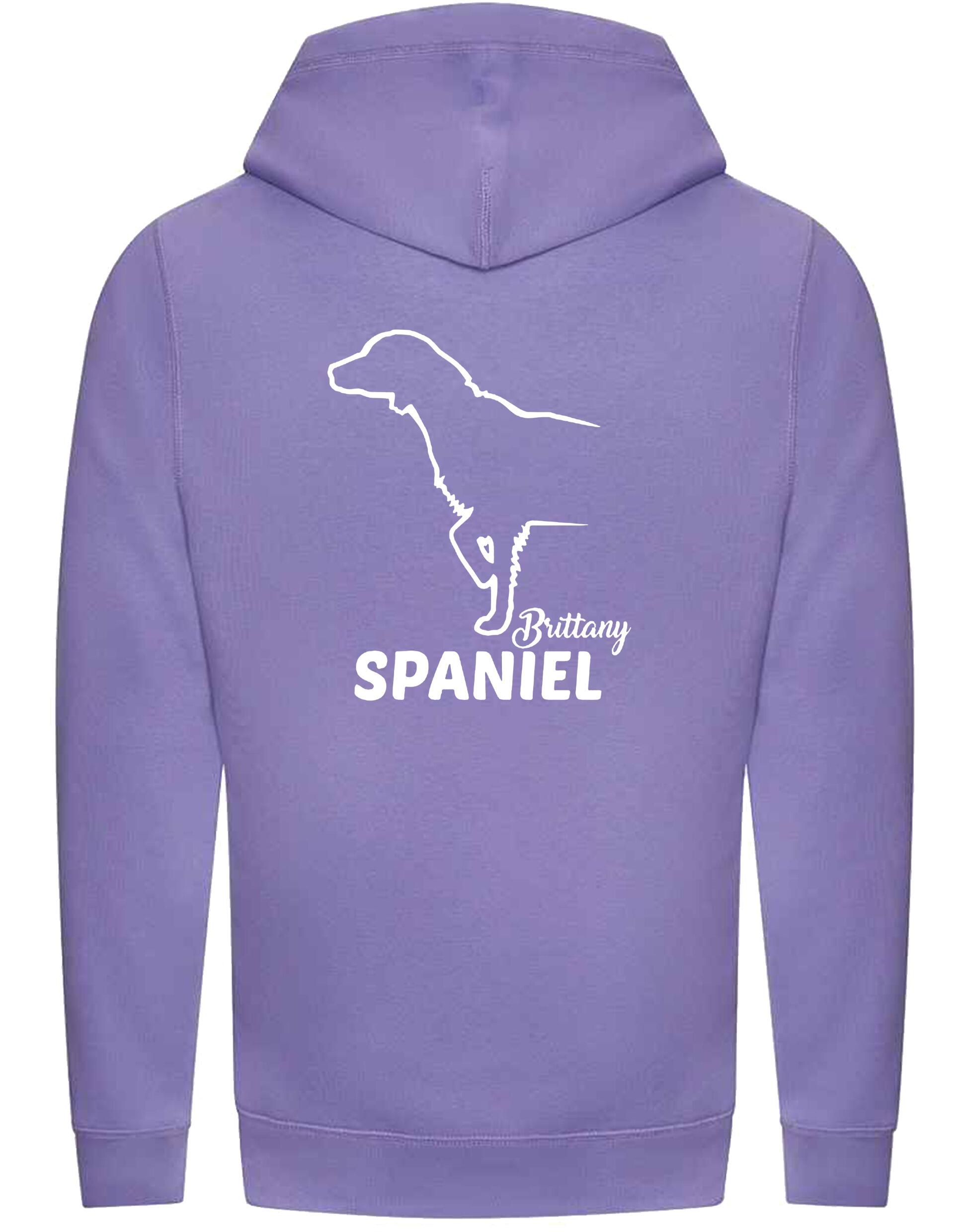 Brittany Spaniel Dog Breed Design Unisex Crossneck Pullover Hoodie – A Must-Have for Brittany Spaniel Fans