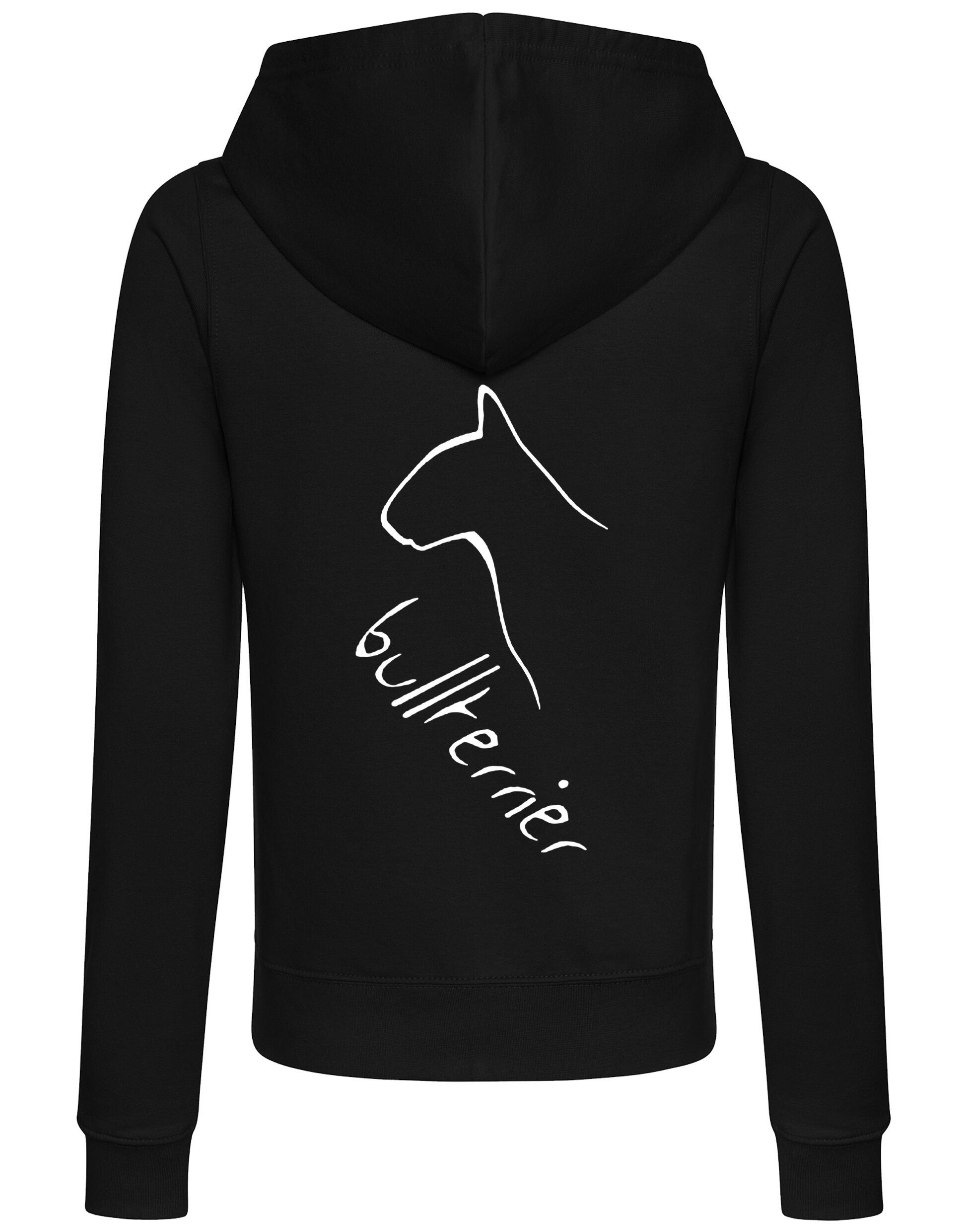 Bullterrier Dog Breed Women’s Zipped Hoodie – Style, Comfort, and Bullterrier Pride