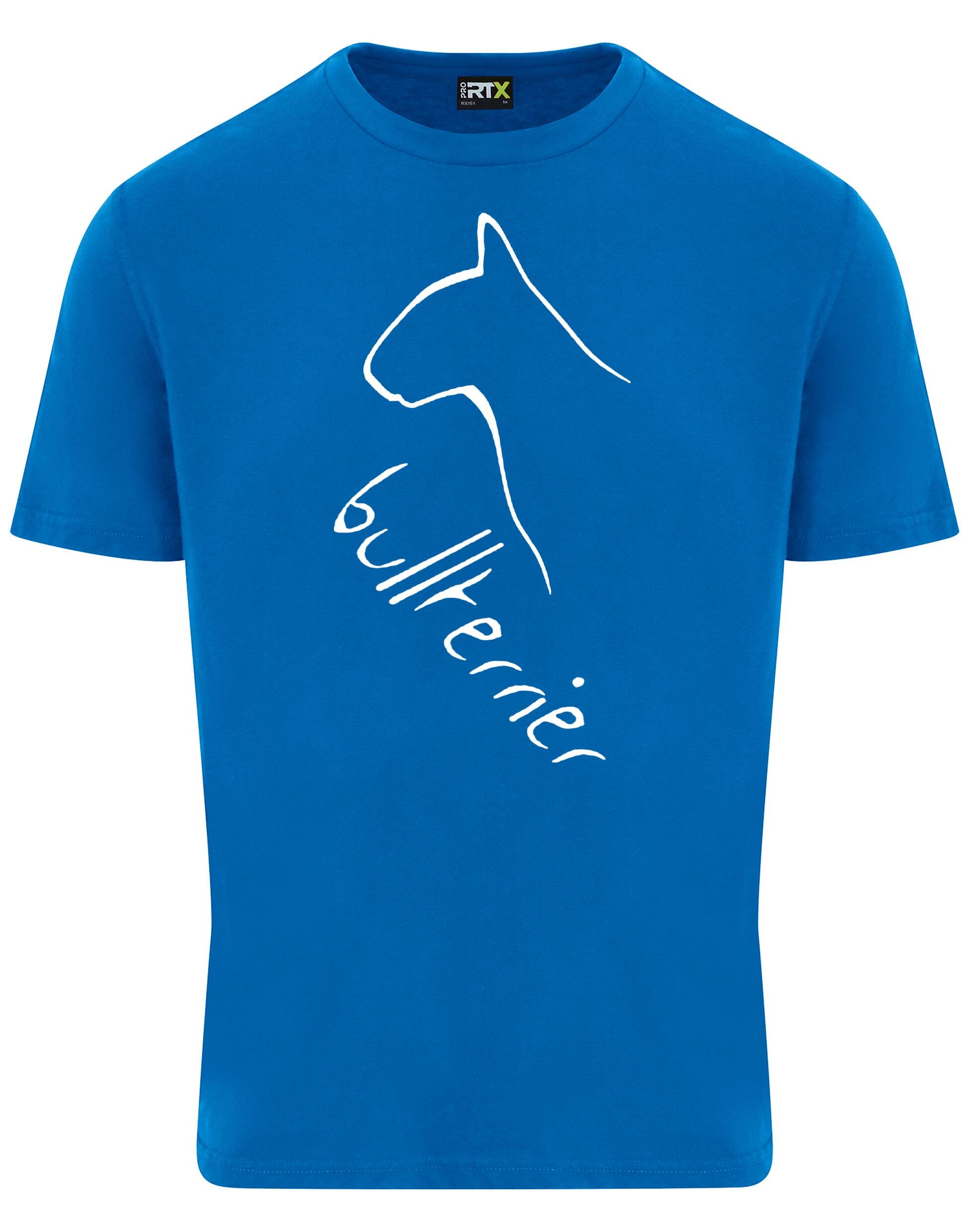 Unisex Roundneck T-shirt with Bullterrier Dog Breed Design – Style for Every Bullterrier Fan