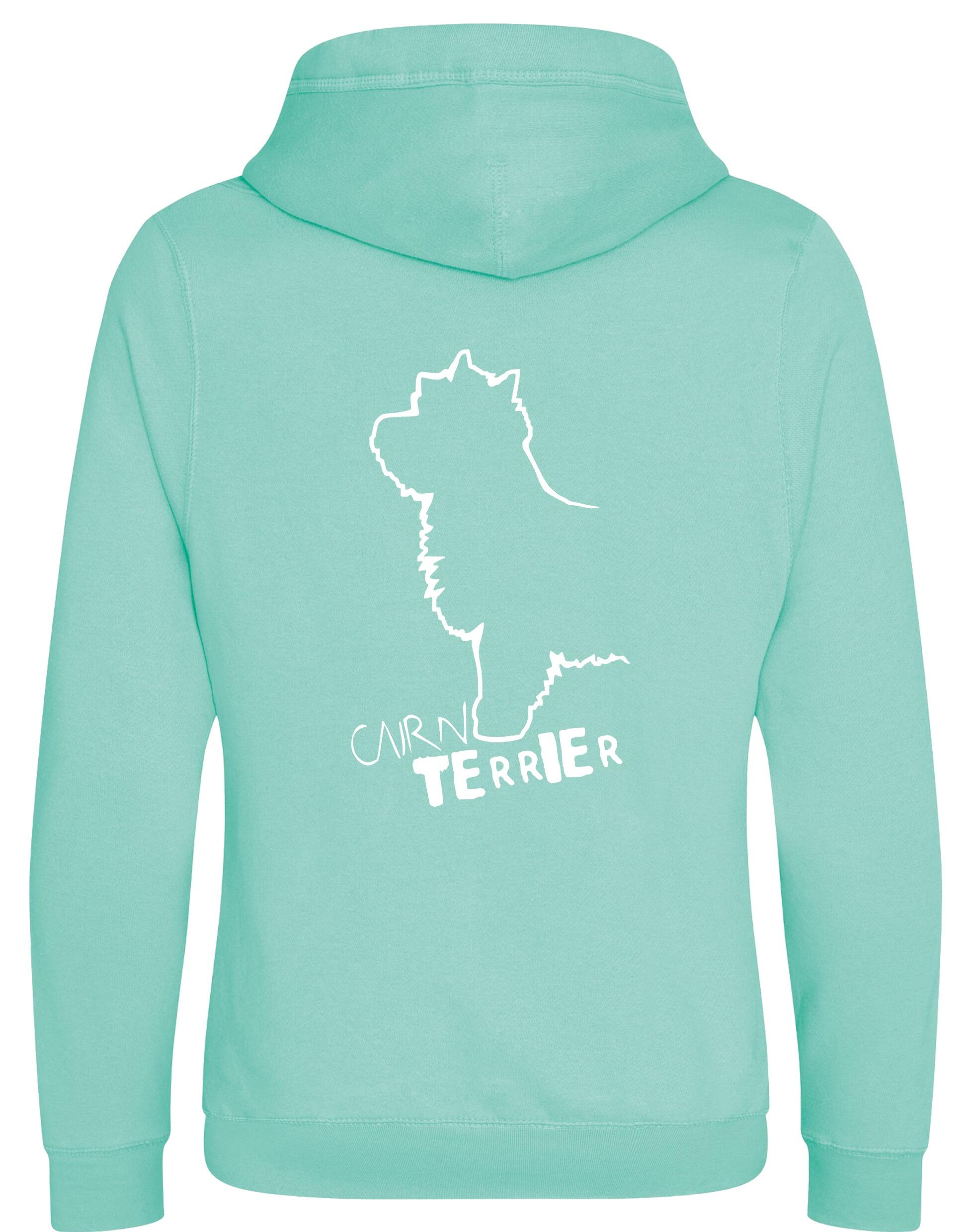 Unisex Crossneck Pullover Hoodie with Cairn Terrier Dog Breed Design – A Must-Have for Cairn Terrier Fans