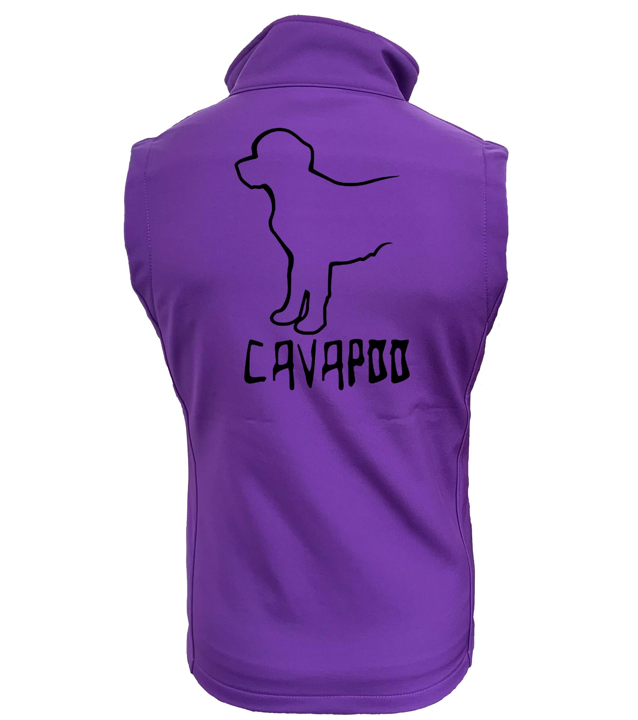 Cavapoo Dog Breed Design Unisex Softshell Gilet – Style and Function for Cavapoo Lovers