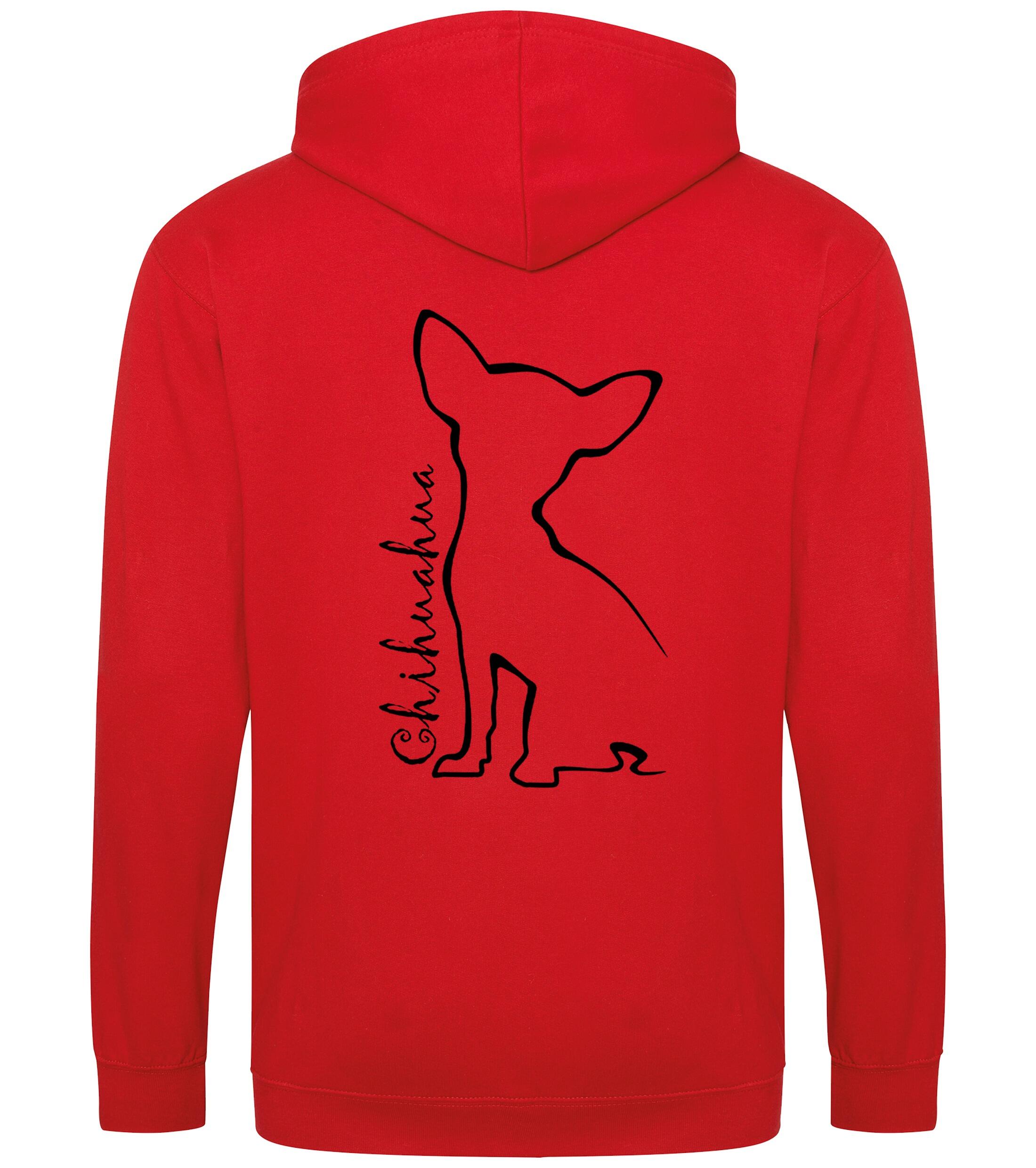 Chihuahua Dog Breed Design Zipped Hoodie – Comfort, Style, and Chihuahua Pride