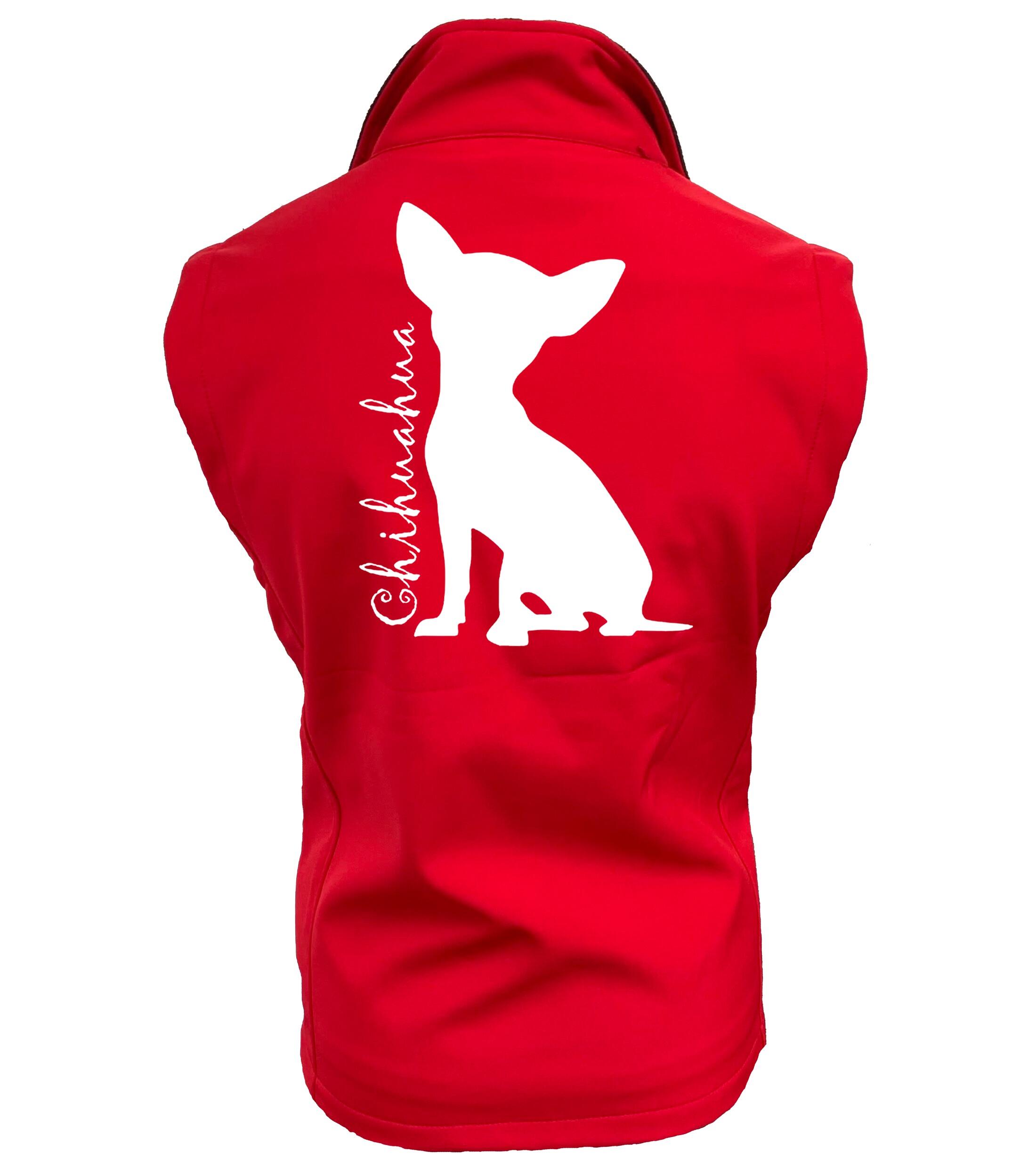 Women’s Softshell Jacket with Chihuahua Silhouette Design – Style and Comfort for Chihuahua Lovers