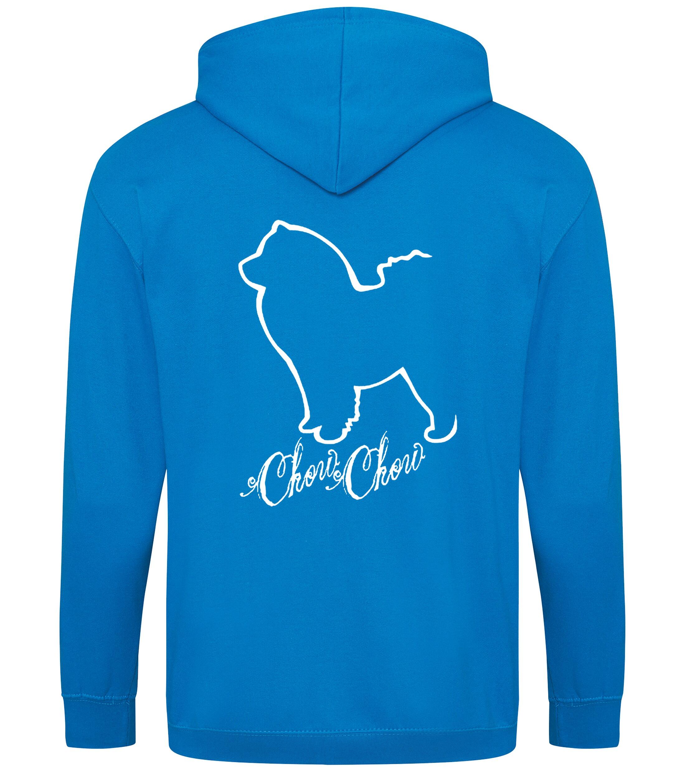 Chow Chow Dog Breed Design Zipped Hoodie – Comfort, Style, and Chow Chow Pride