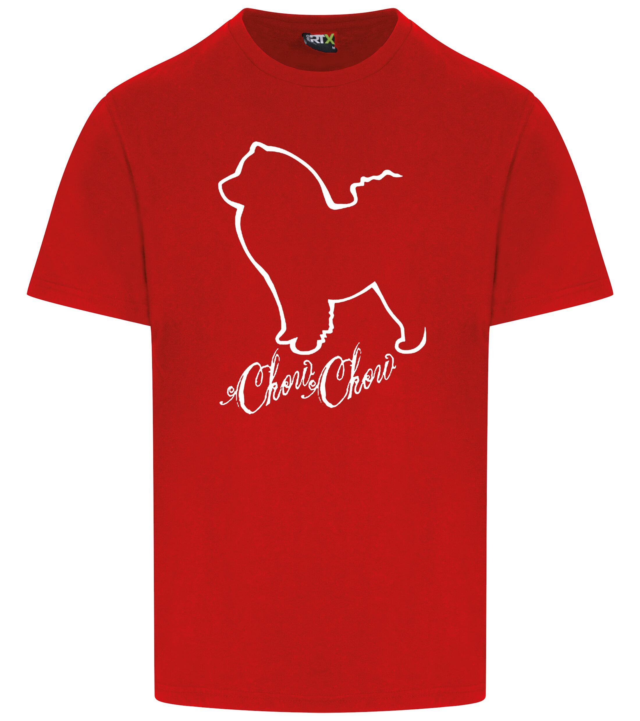Unisex Roundneck T-shirt with Chow Chow Dog Breed Design – Essential Style for Chow Chow Fans