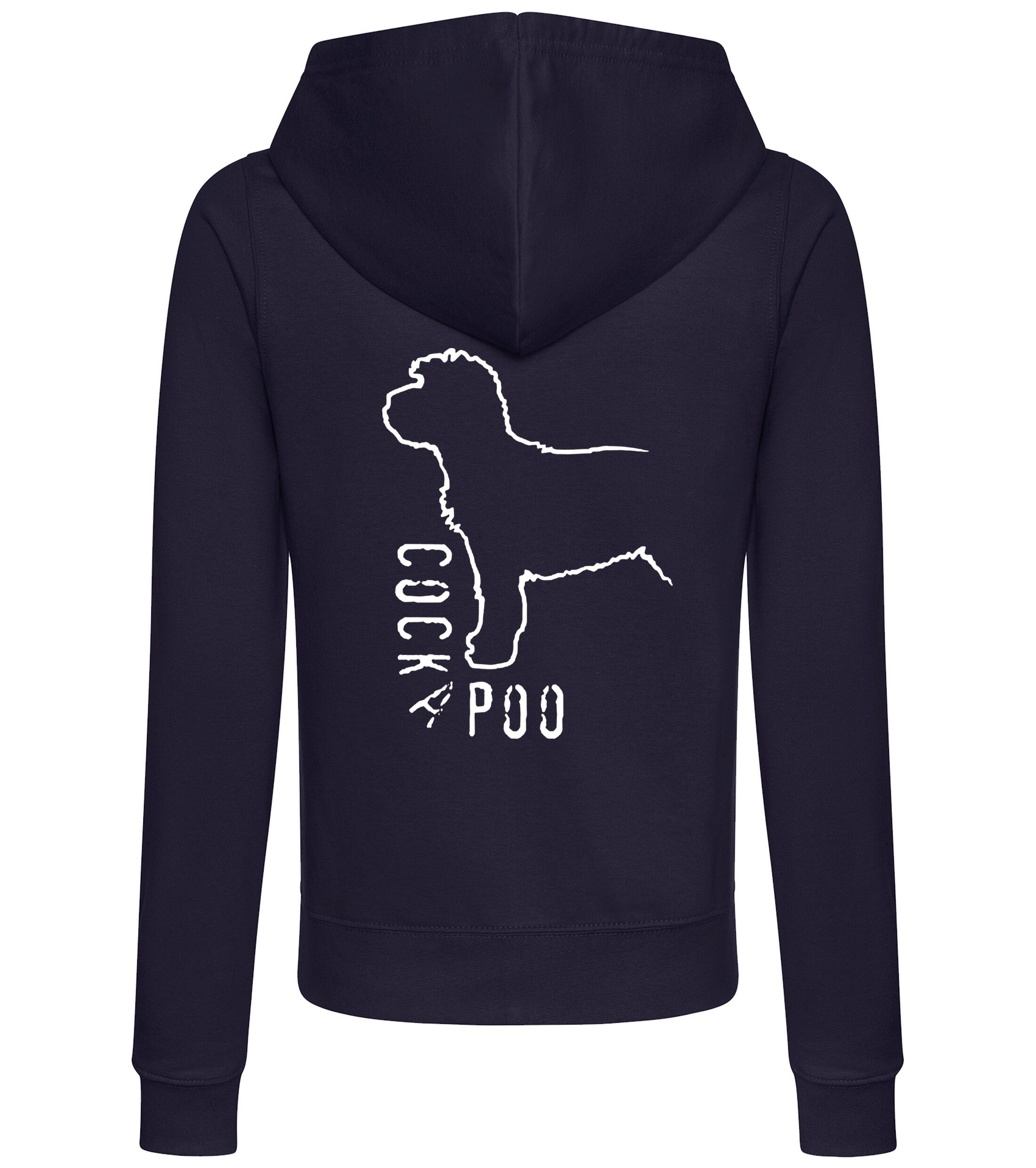 Cockapoo Dog Breed Women’s Zipped Hoodie – Cozy, Stylish, and Perfect for Cockapoo Enthusiasts