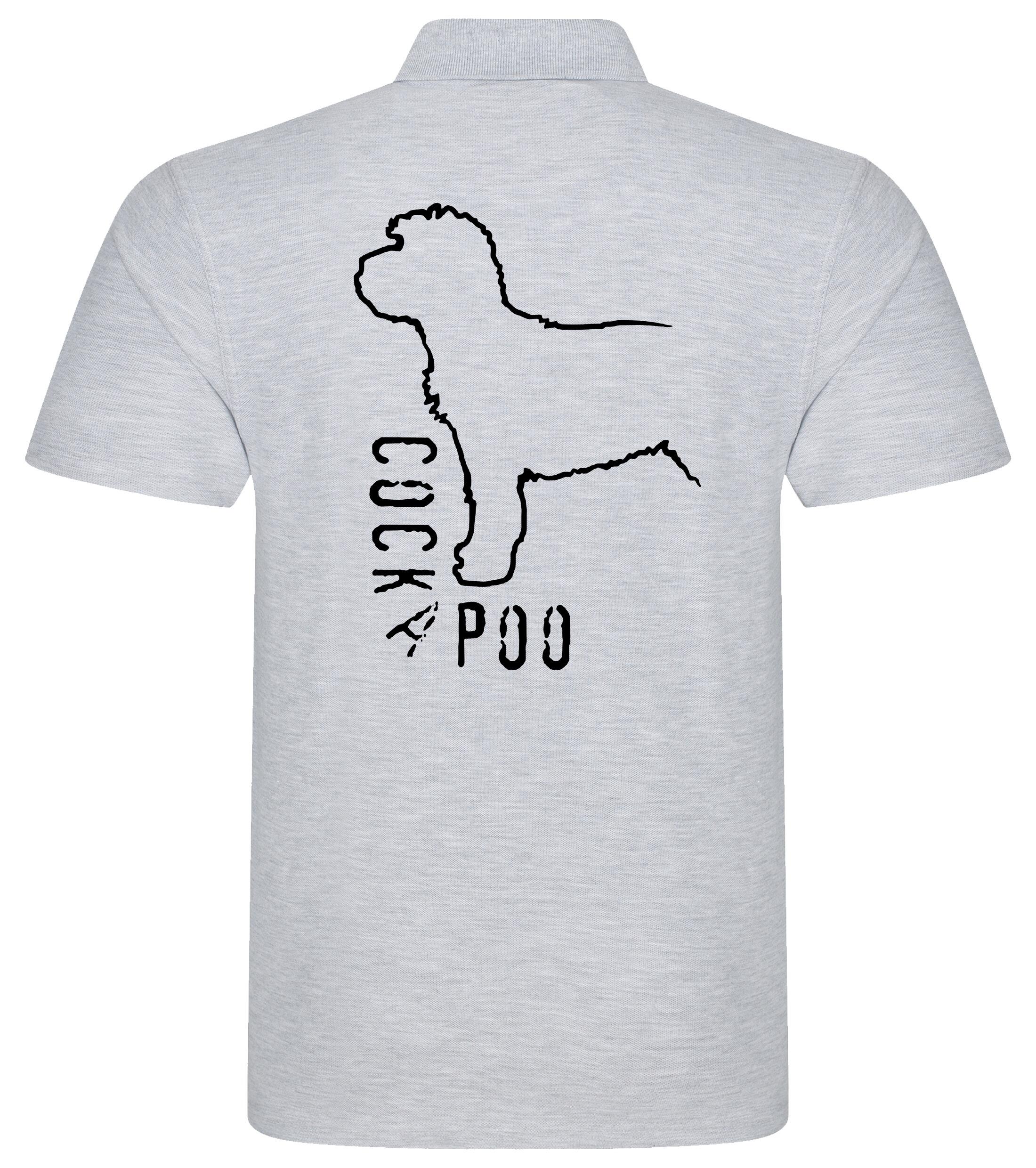 Unisex Cotton Polo with Cockapoo Dog Breed Design – Comfort and Style for Every Cockapoo Enthusiast