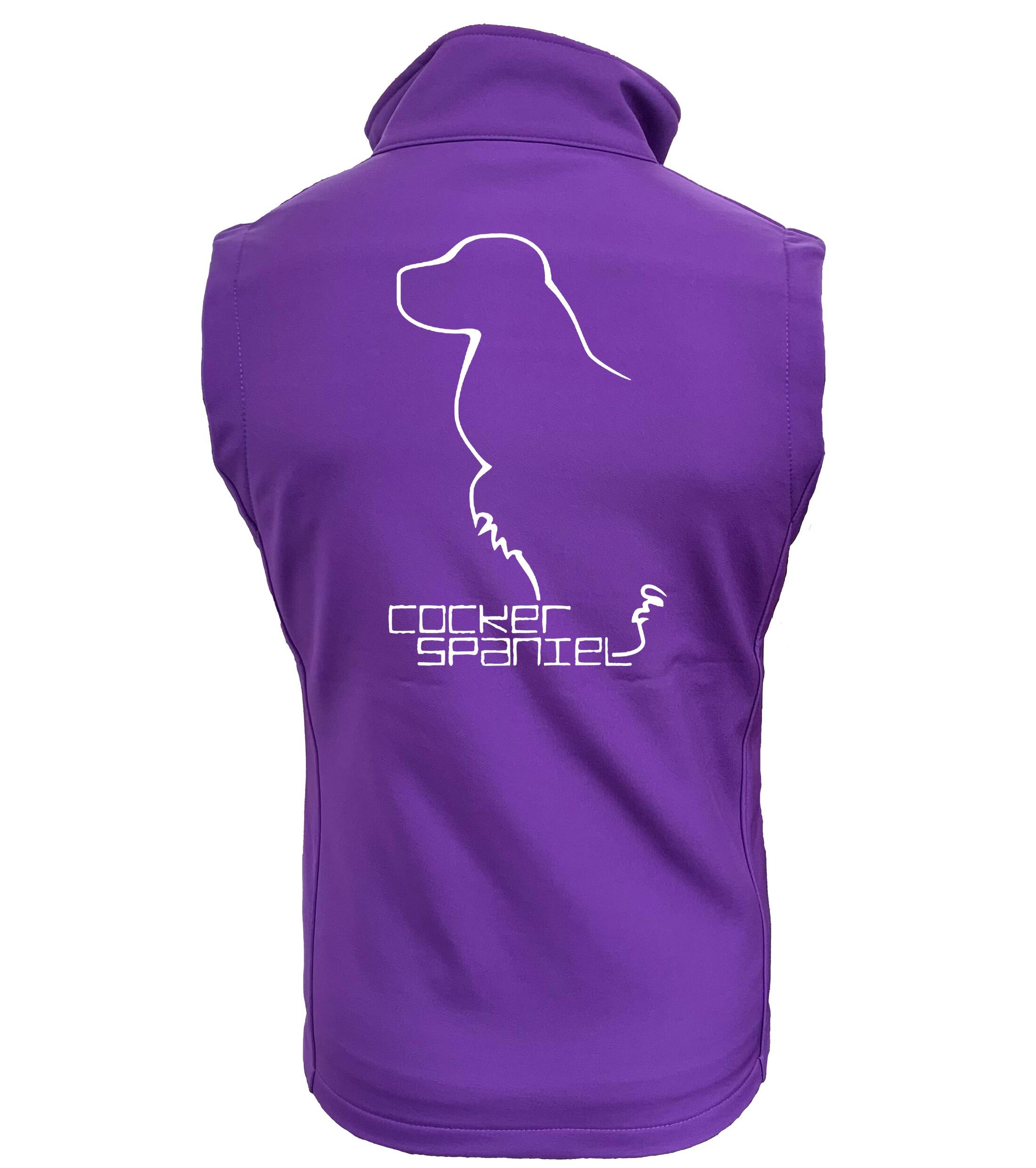 Cocker Spaniel Dog Breed Design Women’s Softshell Gilet – Style Meets Functionality
